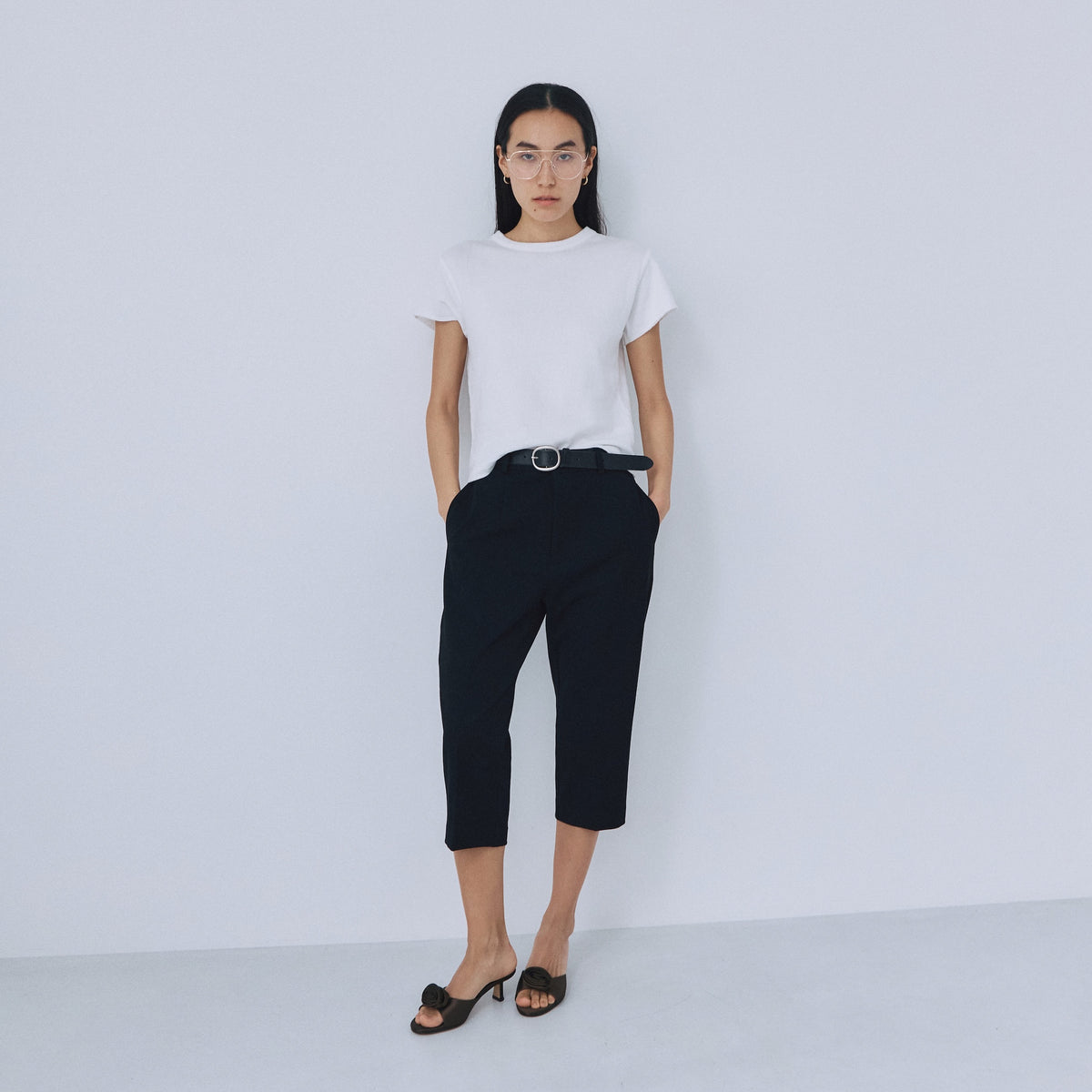 C/2FACE Circle Neck T-shirt