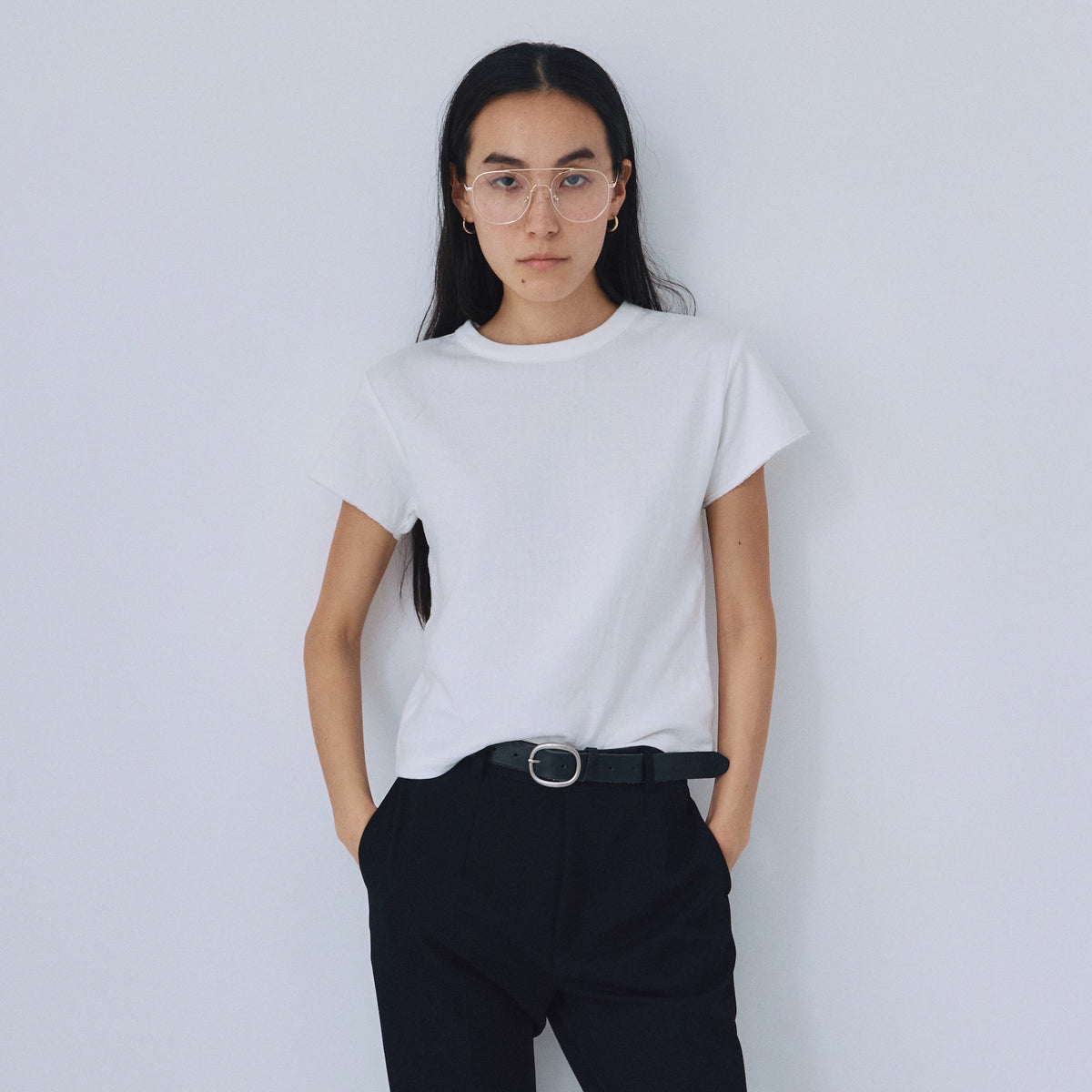 C/2FACE Circle Neck T-shirt
