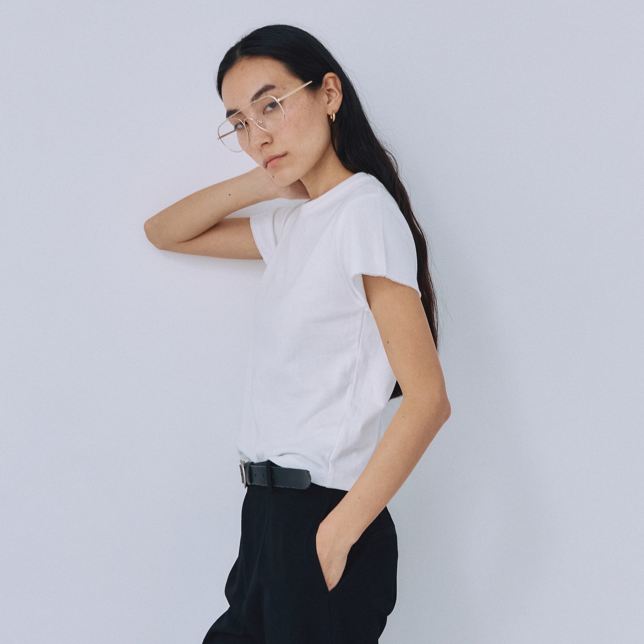 C/2FACE サークルネックTシャツ