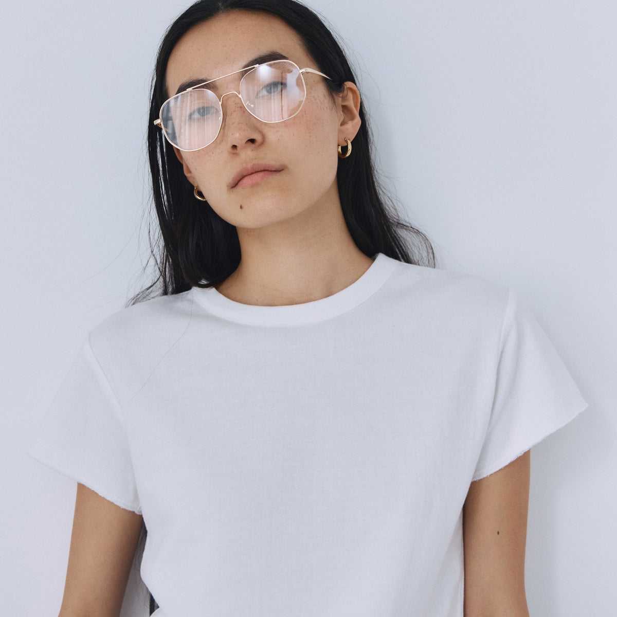 C/2FACE Circle Neck T-shirt