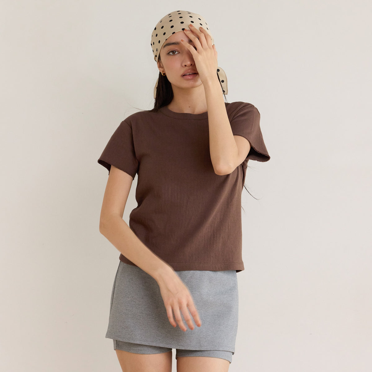 C/2FACE Circle Neck T-shirt