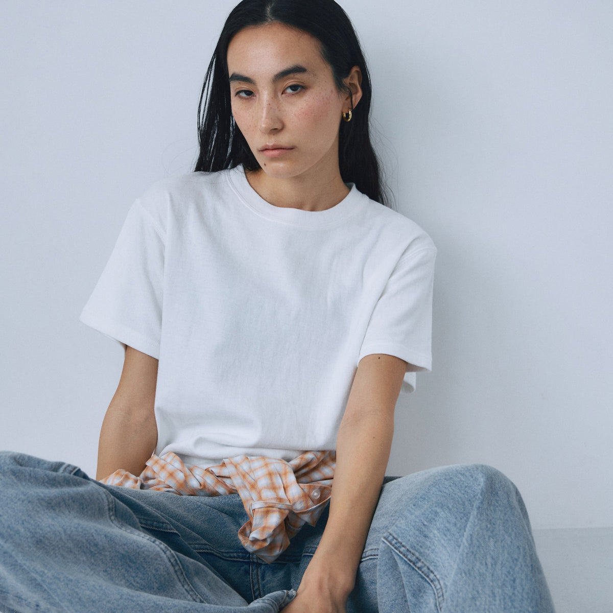 C/2FACE Crew neck MEDIUM T-shirt