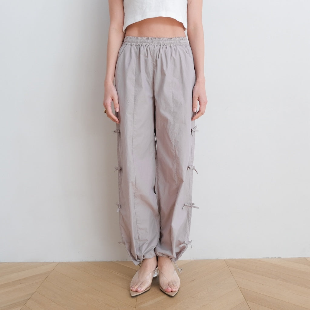 Side mini Ribbon Sportyパンツ