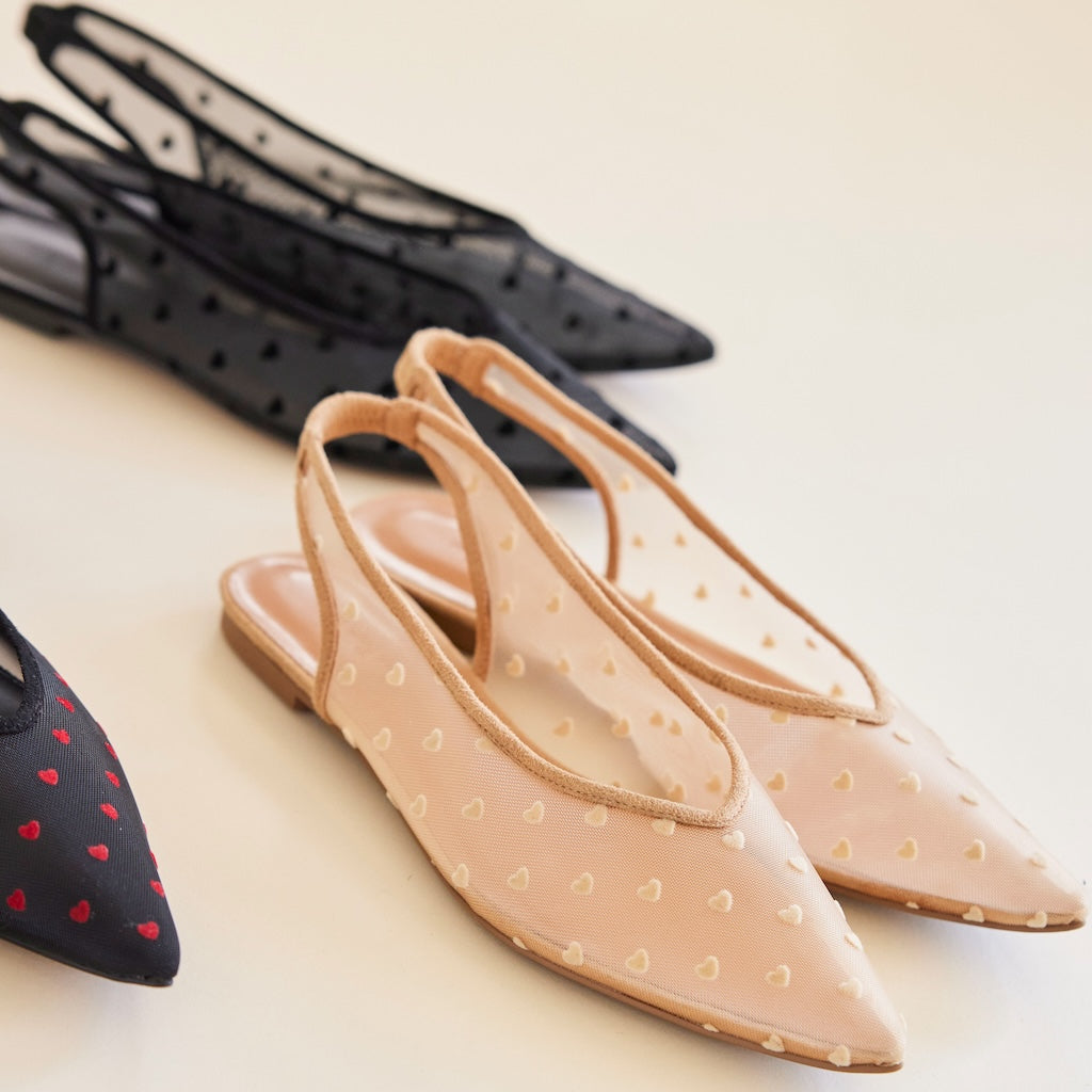 searoomlynn HEART TULLEストラップミュール HEART TULLEストラップミュール