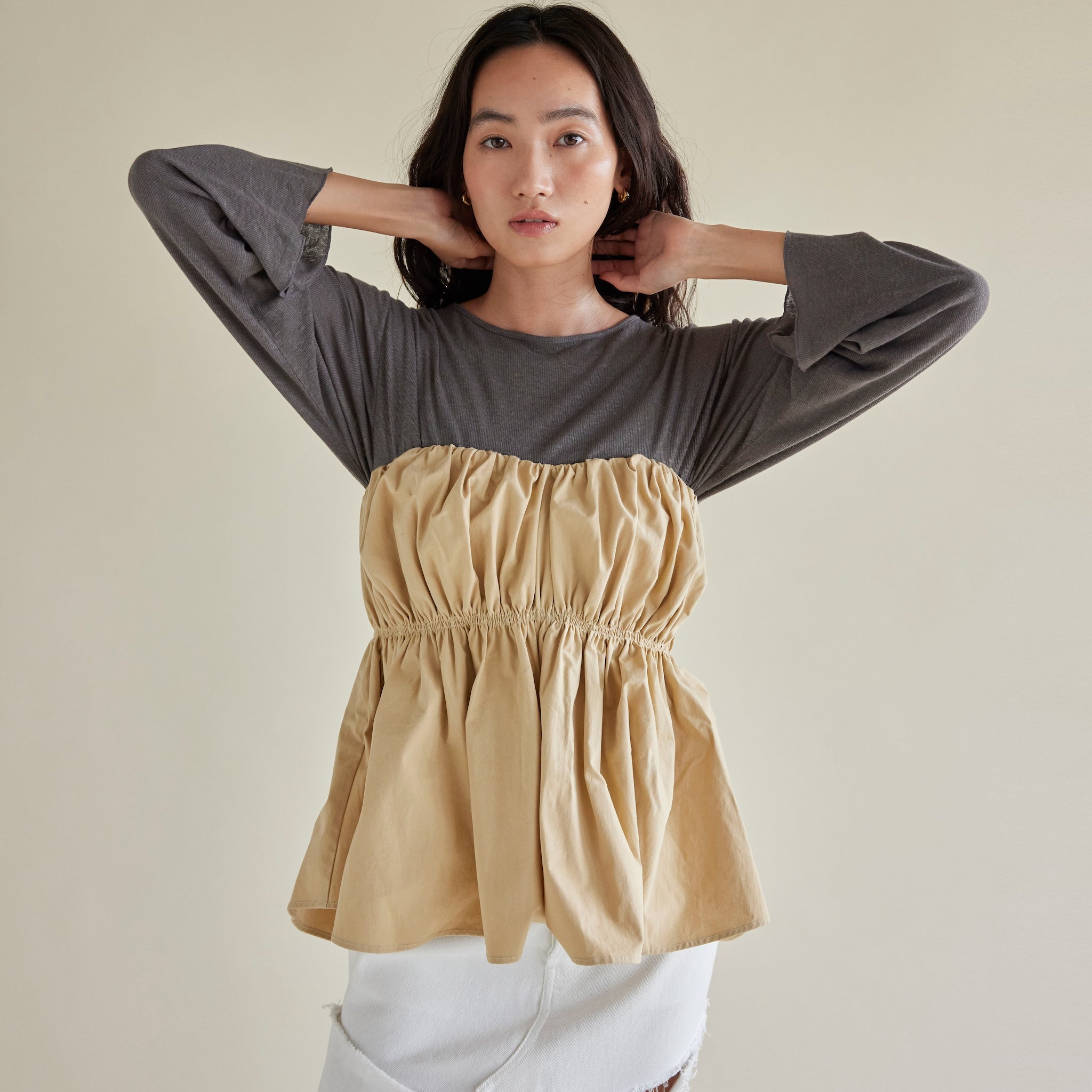 SeaRoomlynnウエストShapeパッドinベアトップス ブラックM 新品 ウエストShapeパッドinベアトップス