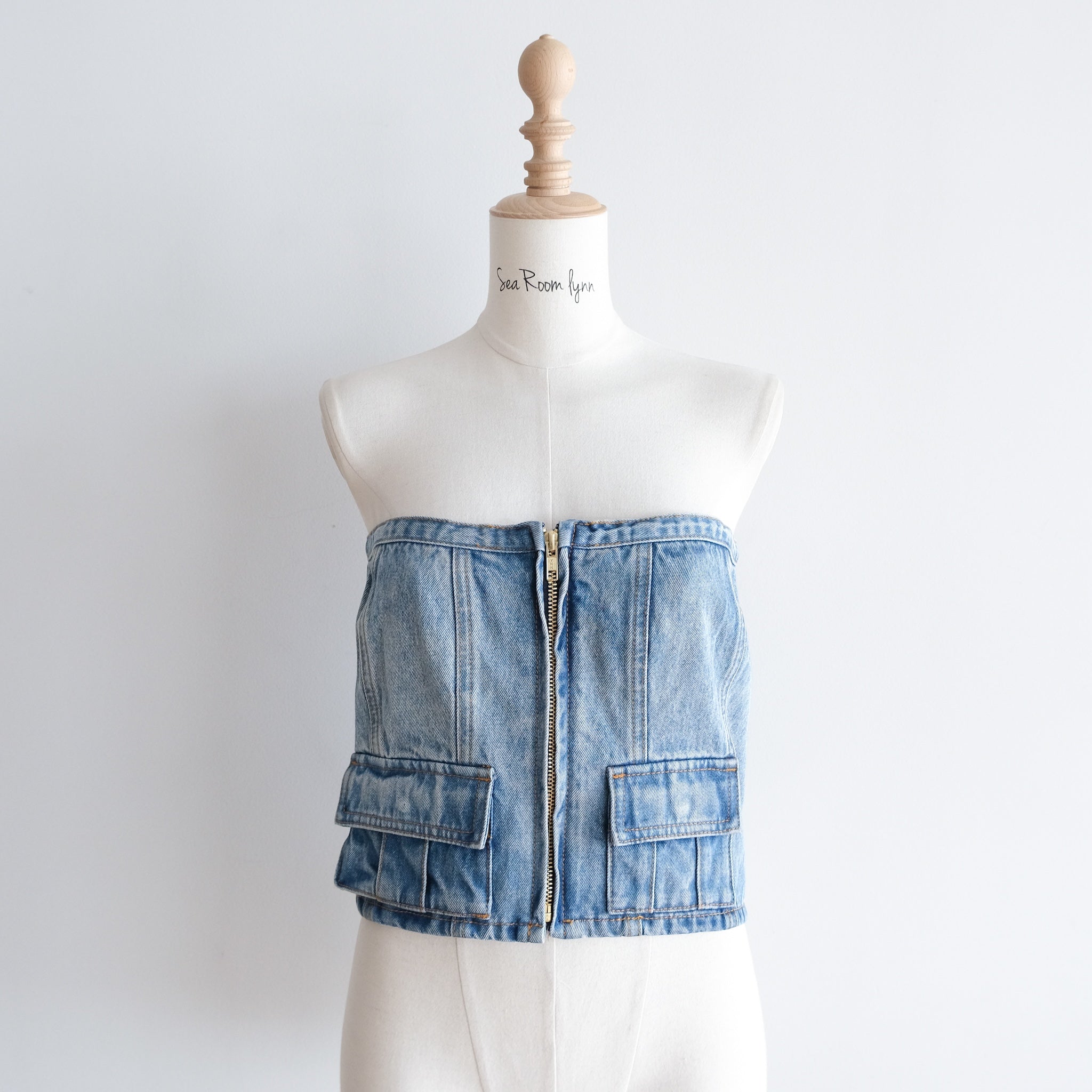 シールームリン Denim miniビスチェ シールームリン Denim miniビスチェ