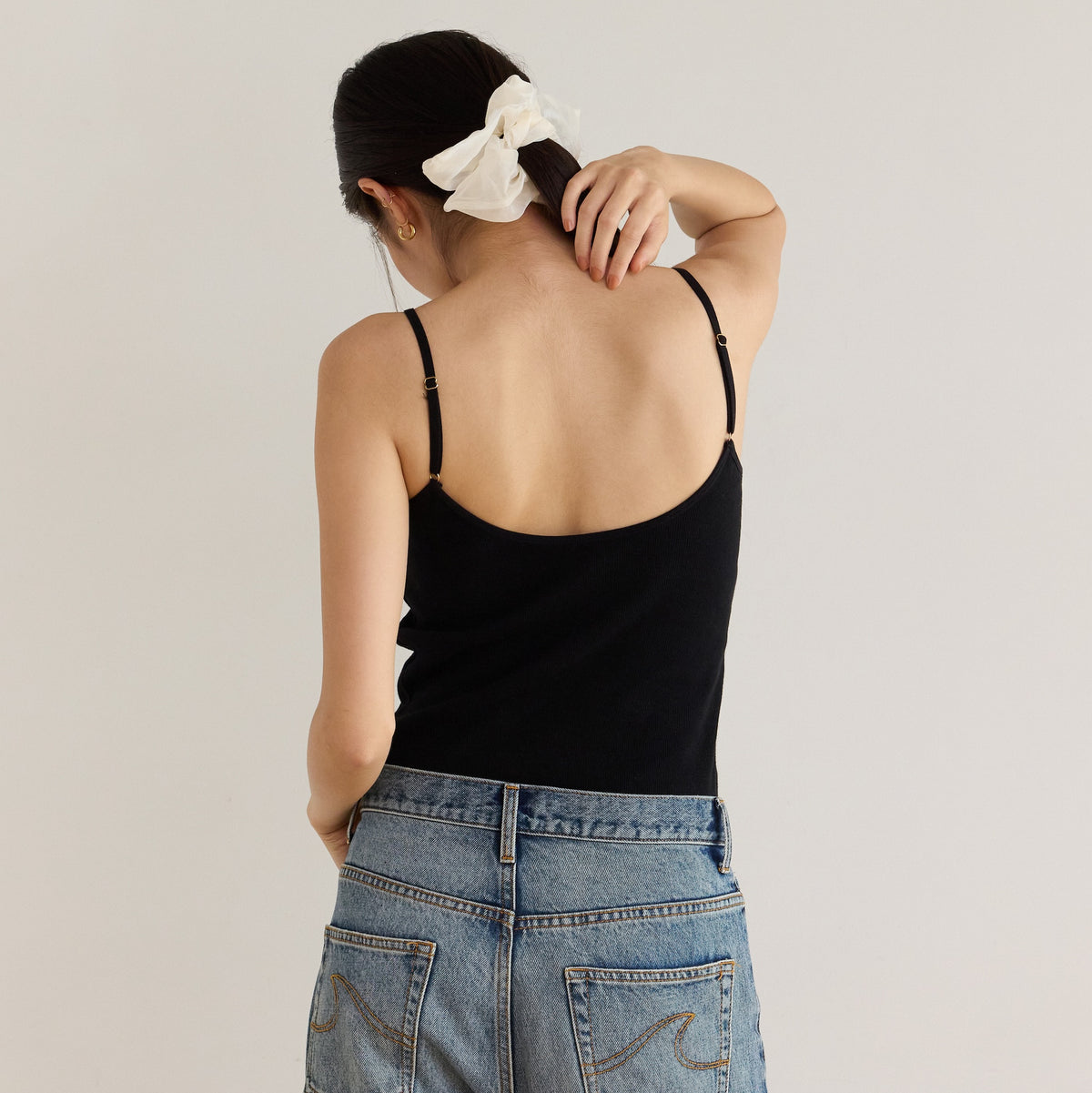 FitパッドBack openキャミ
