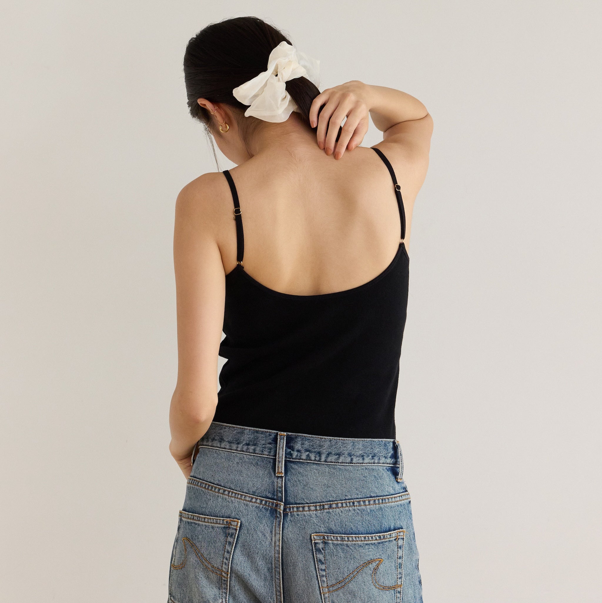 Fit Pad Back Open Cami