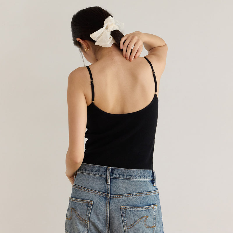Fit Pad Back Open Cami
