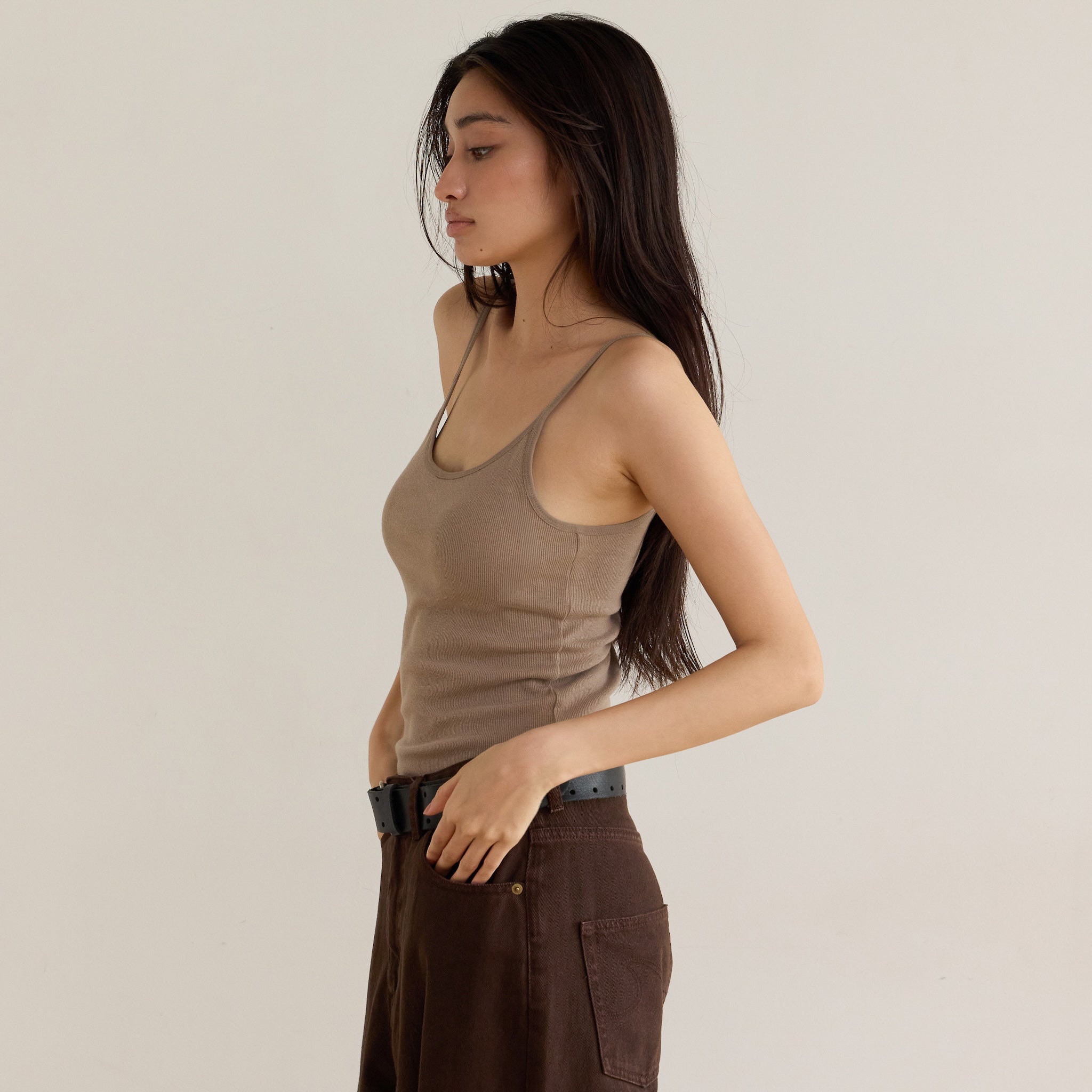 Fit Pad Back Open Cami