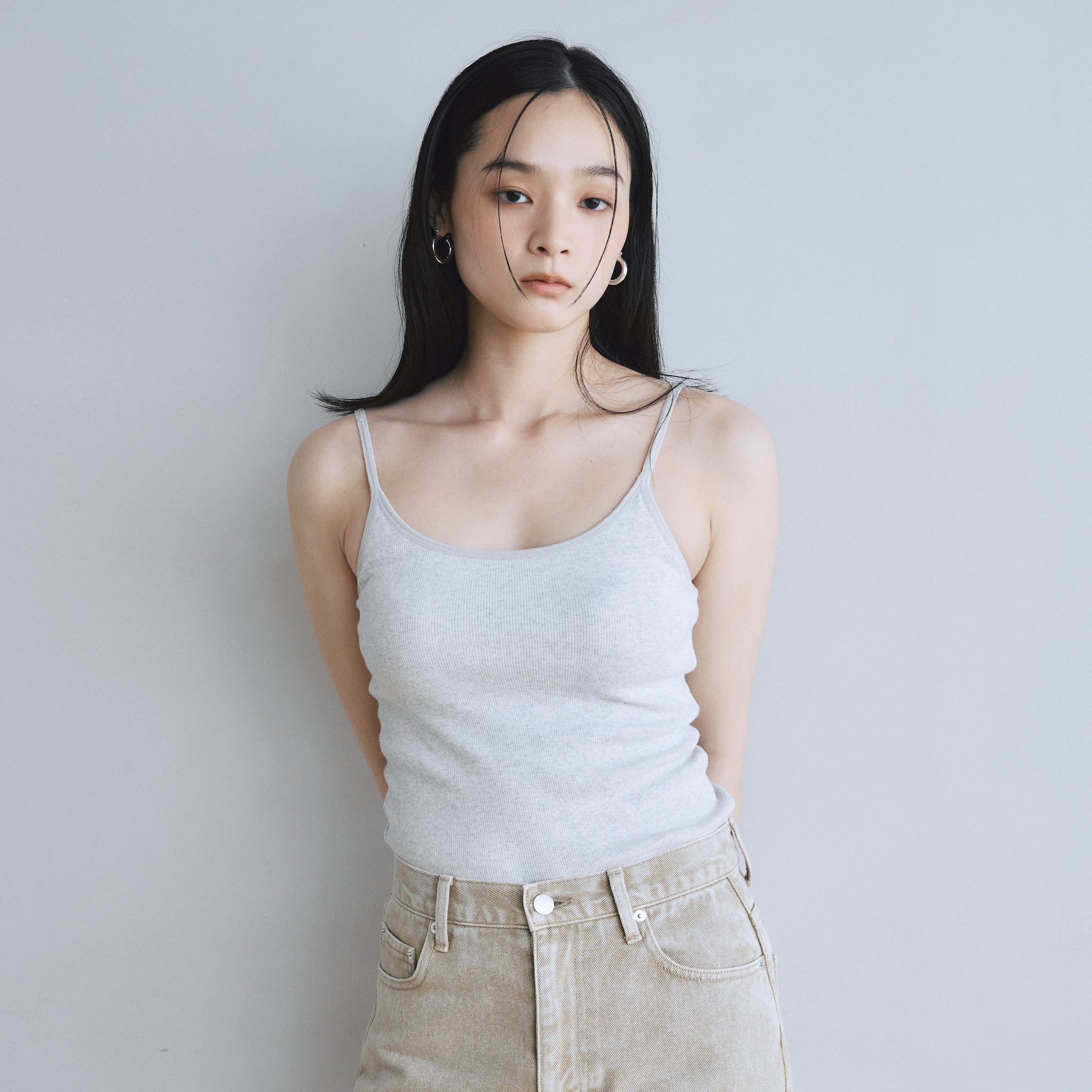 FitパッドBack openキャミ