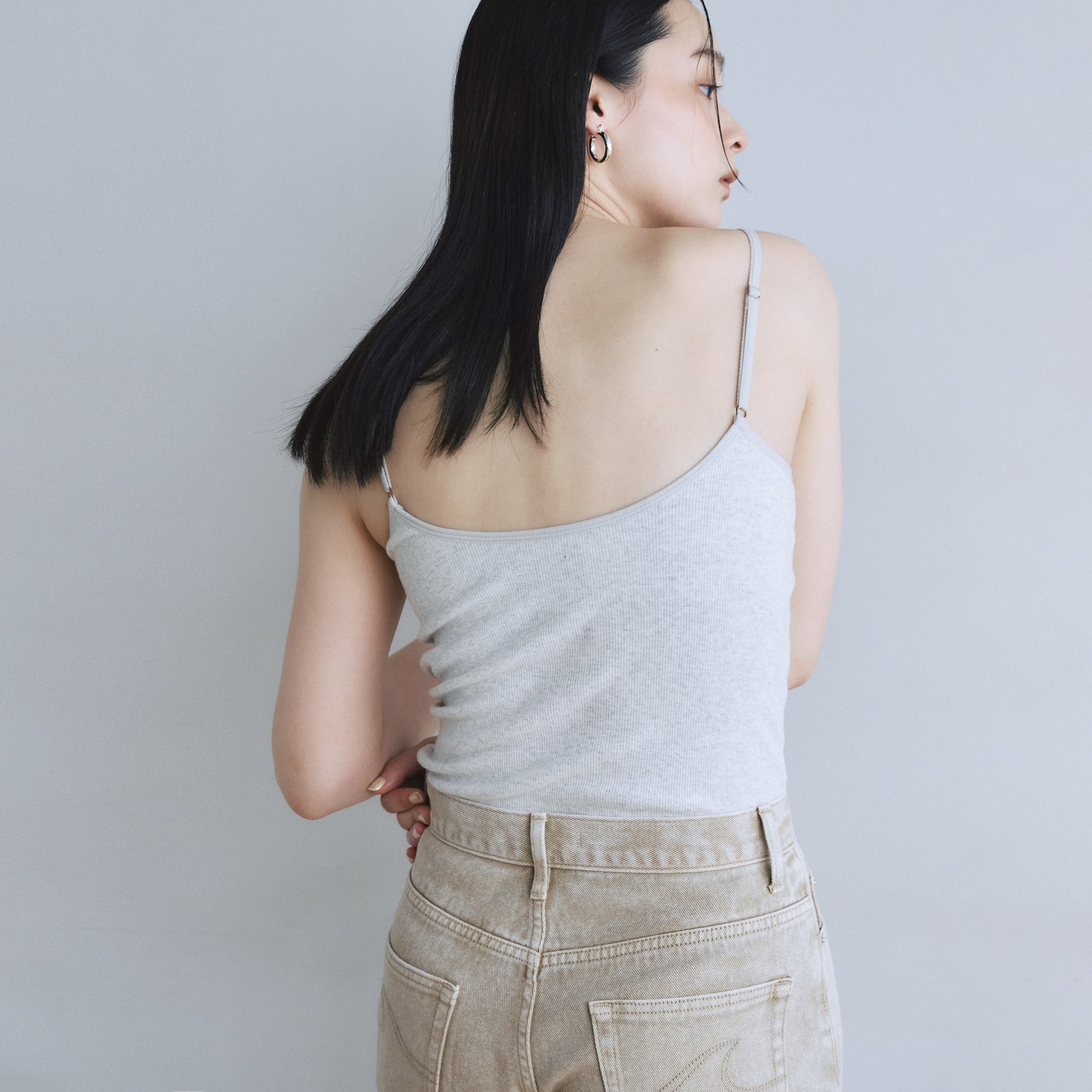 FitパッドBack openキャミ