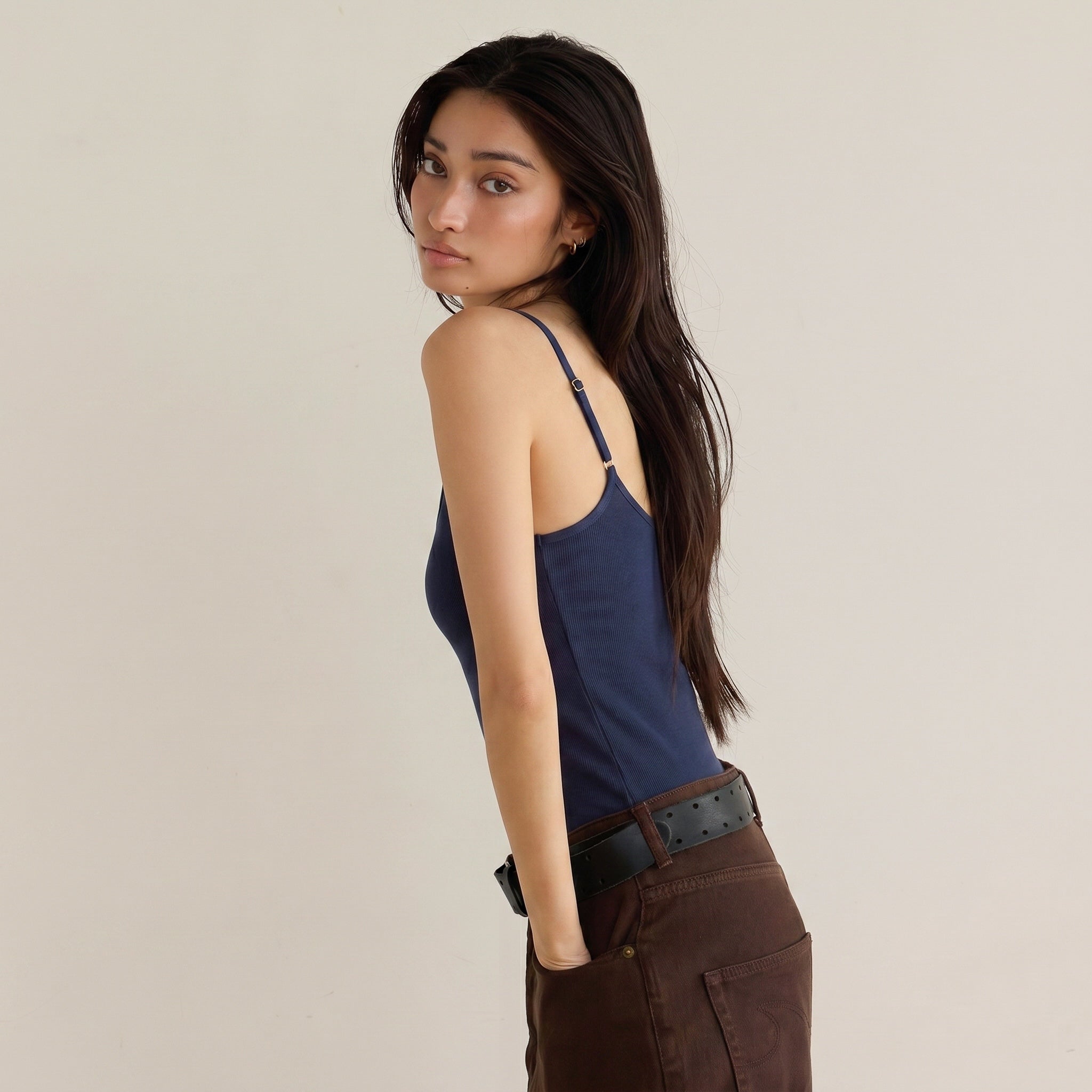 Fit Pad Back Open Cami