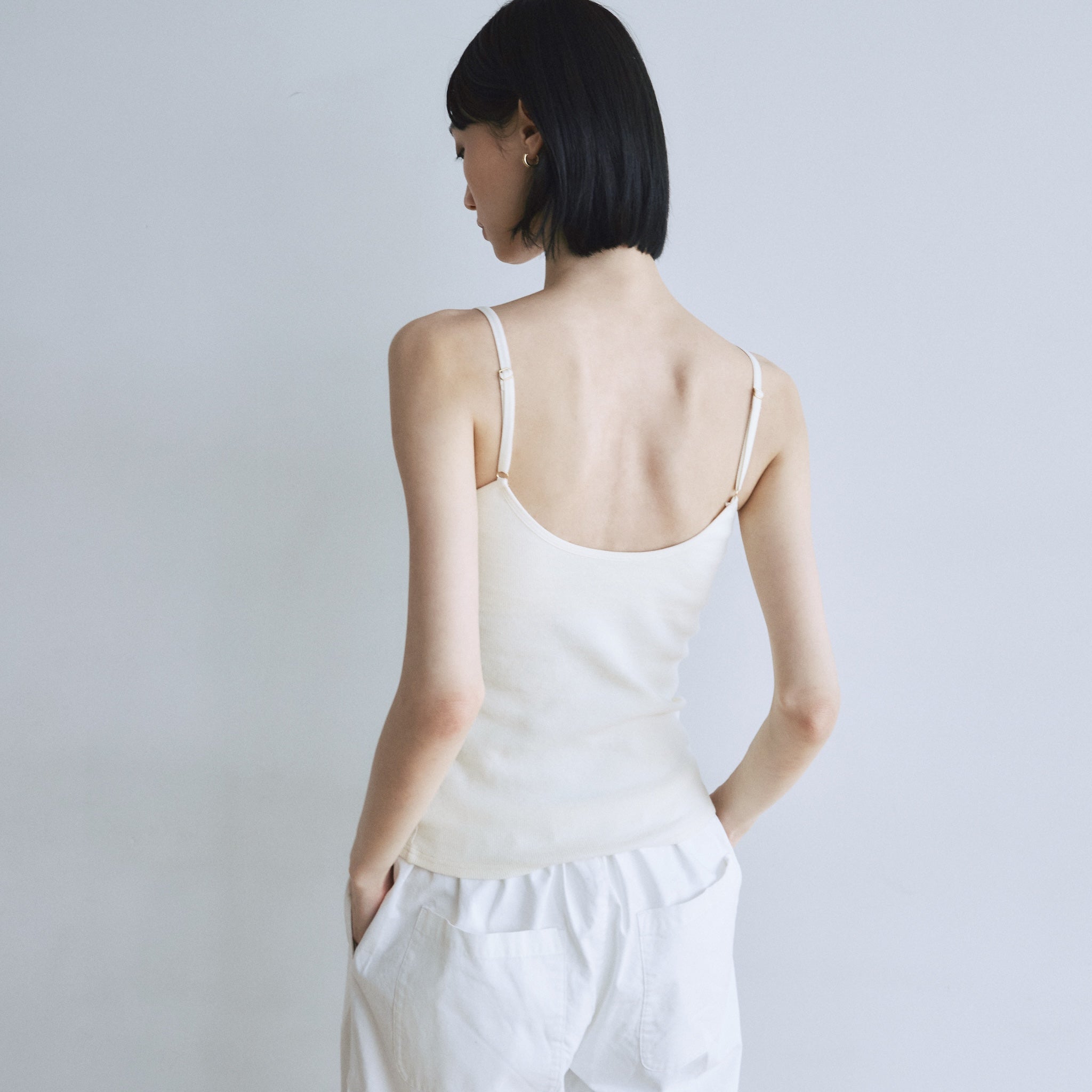 FitパッドBack openキャミ