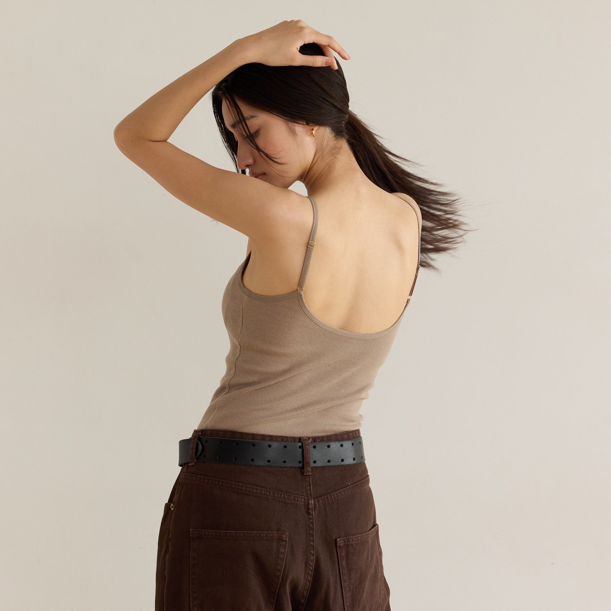 FitパッドBack openキャミ