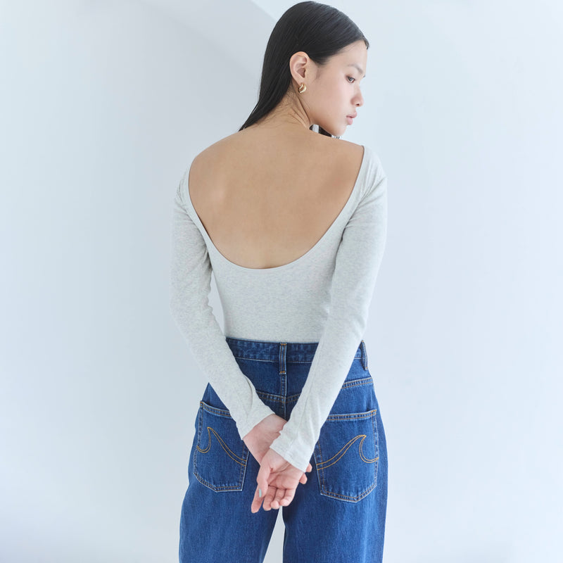 Fit Pad Back Open Body Suit