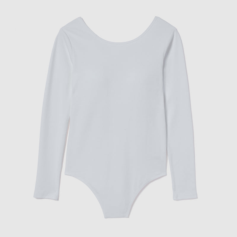 Fit Pad Back Open Body Suit