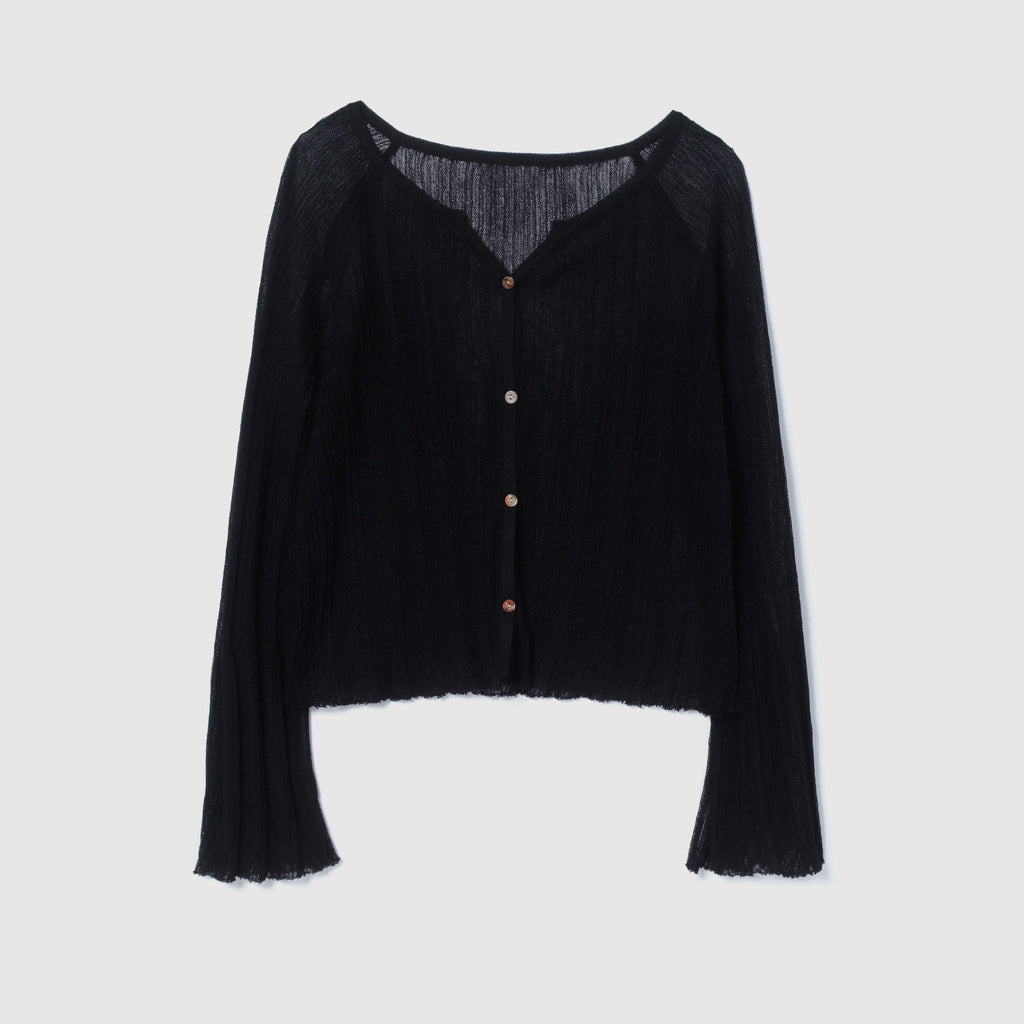 シールームリン　エコレザーショートジャケット　ブラック Vintage wash ECOレザーライダース