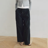 2tuck nylon volume pants