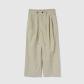 2tuck nylon volume pants