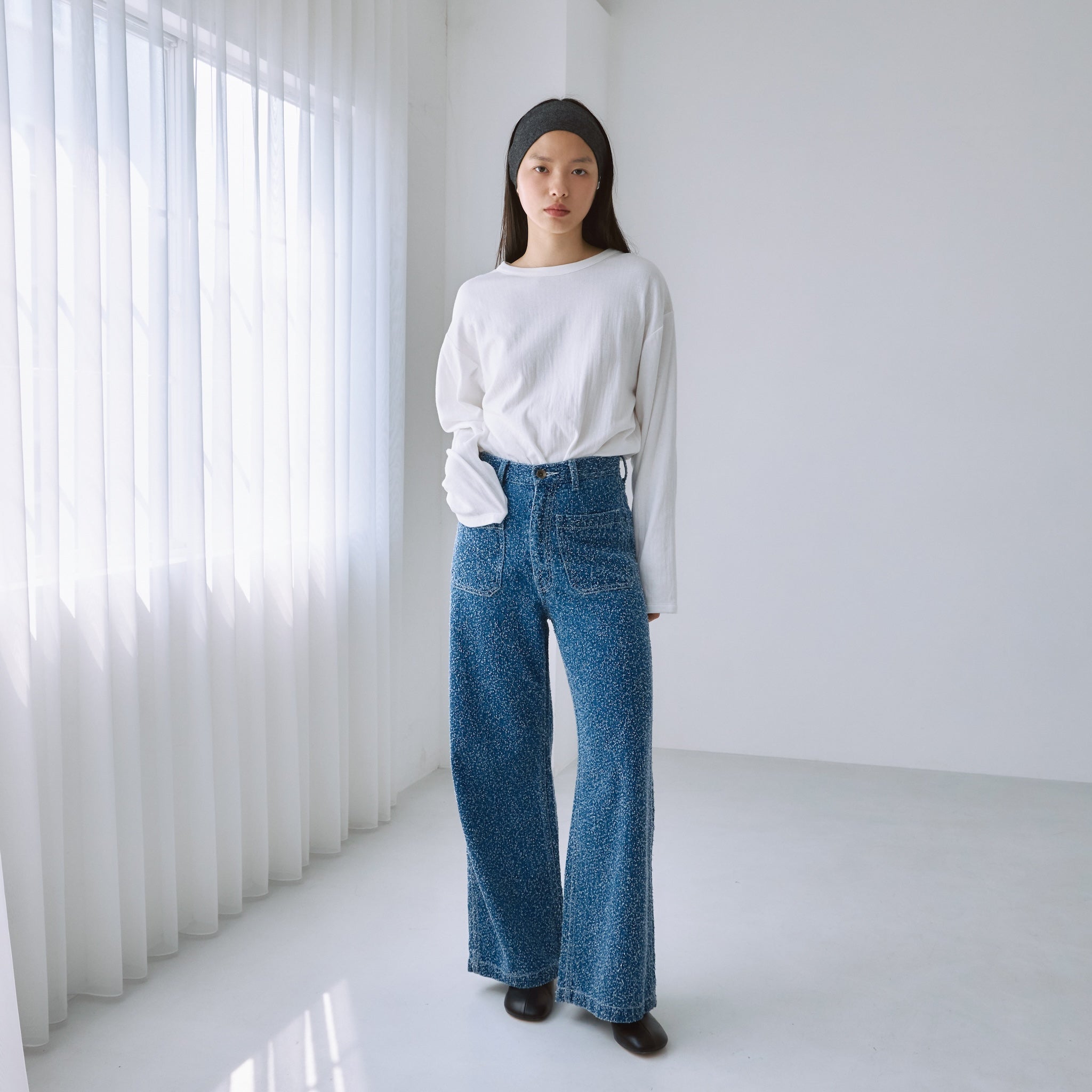 C/2FACE ラウンドヘムクルーロンT