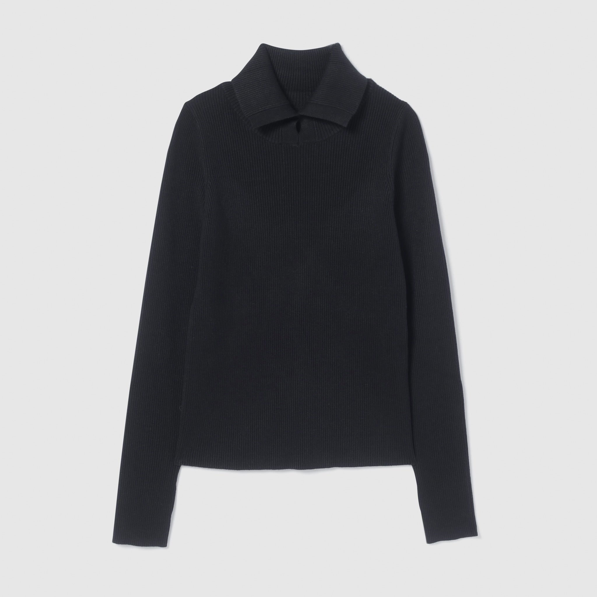 SEAROOMLYNN トップス MultiネックRIBニットトップス