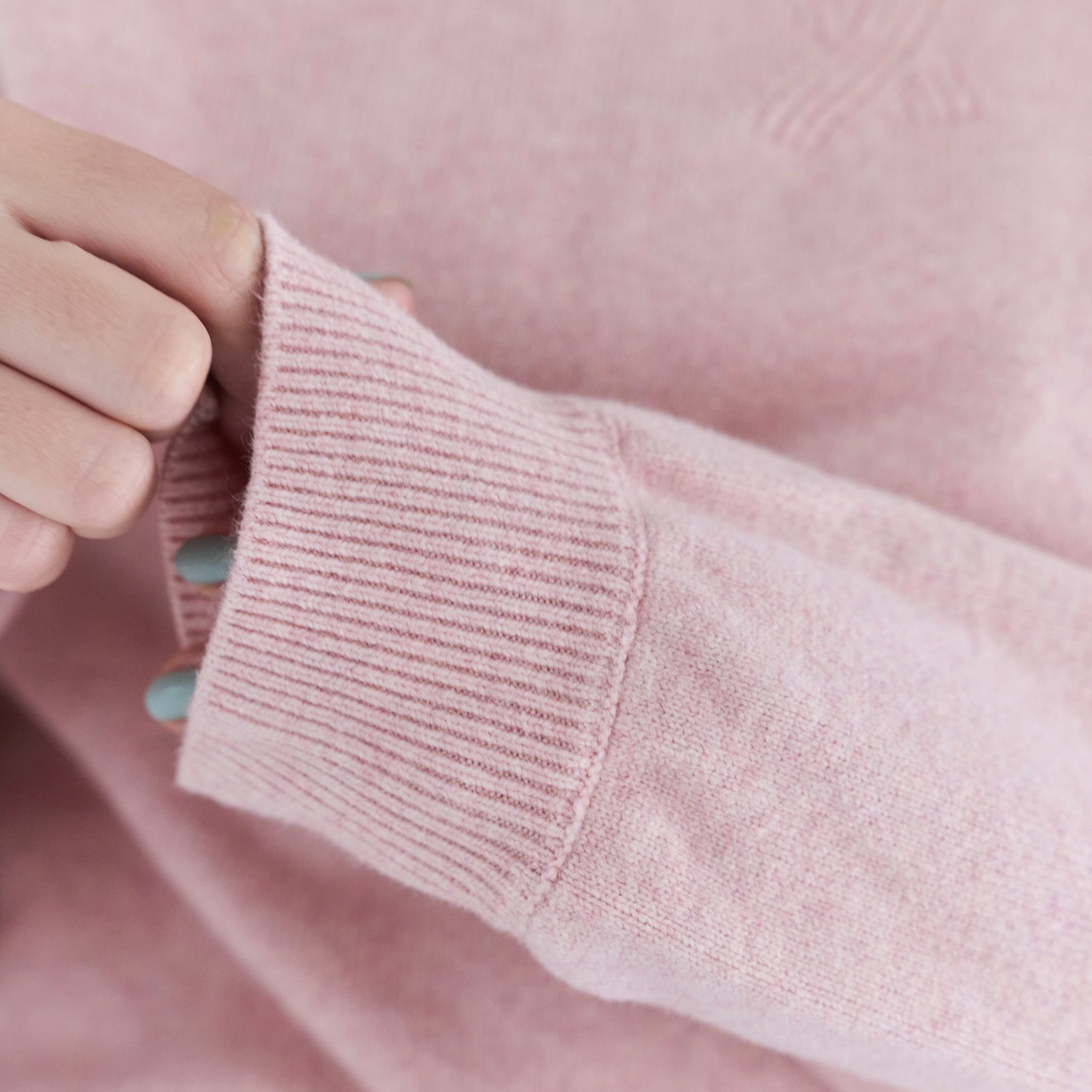 Sweatlikeルーズニットプルオーバー