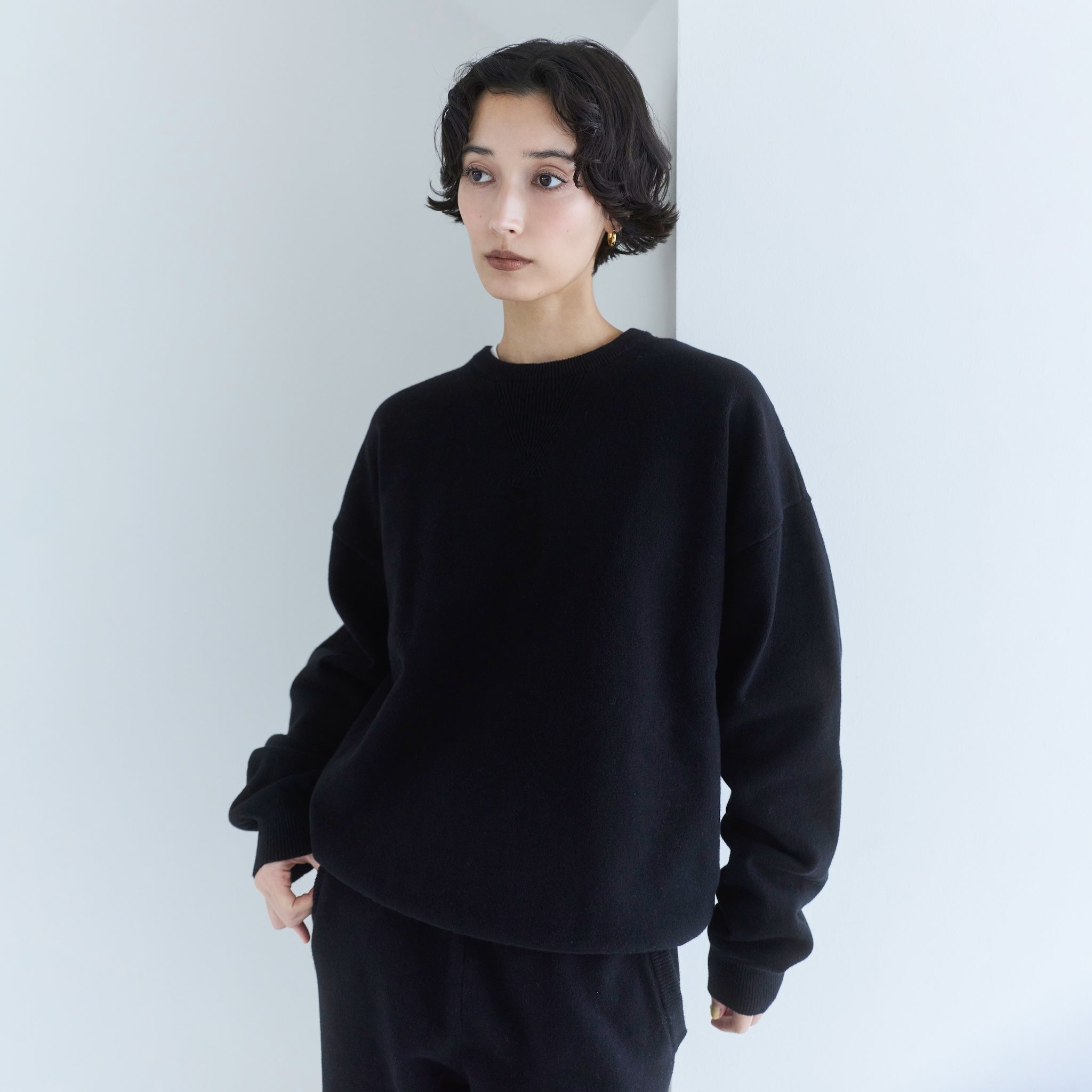 新品未使用タグ付き sweatlikeルーズニットプルオーバー Sweatlikeルーズニットプルオーバー