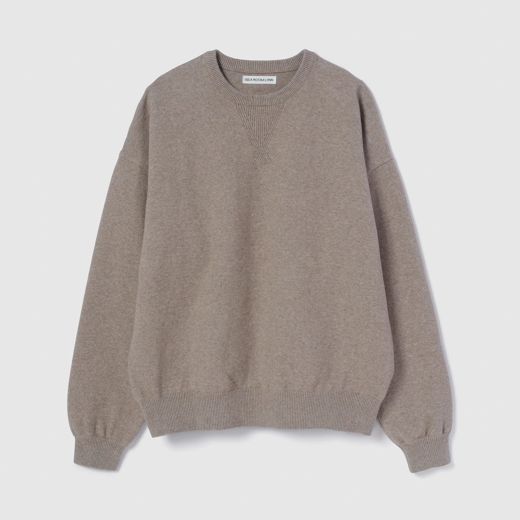 Sweatlikeルーズニットプルオーバー