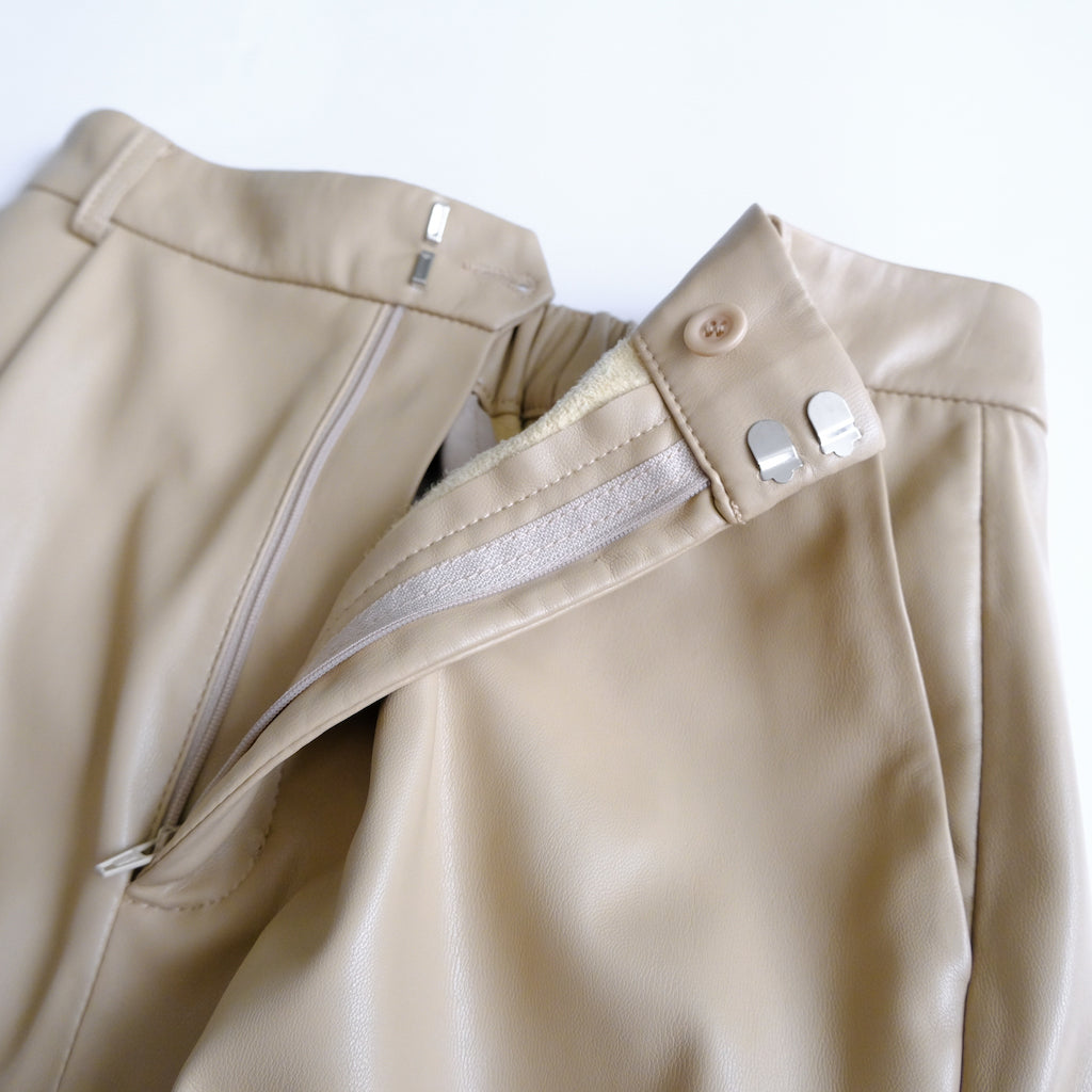 searoomlynn Soft Stretch ECOレザーオーバーシャツ