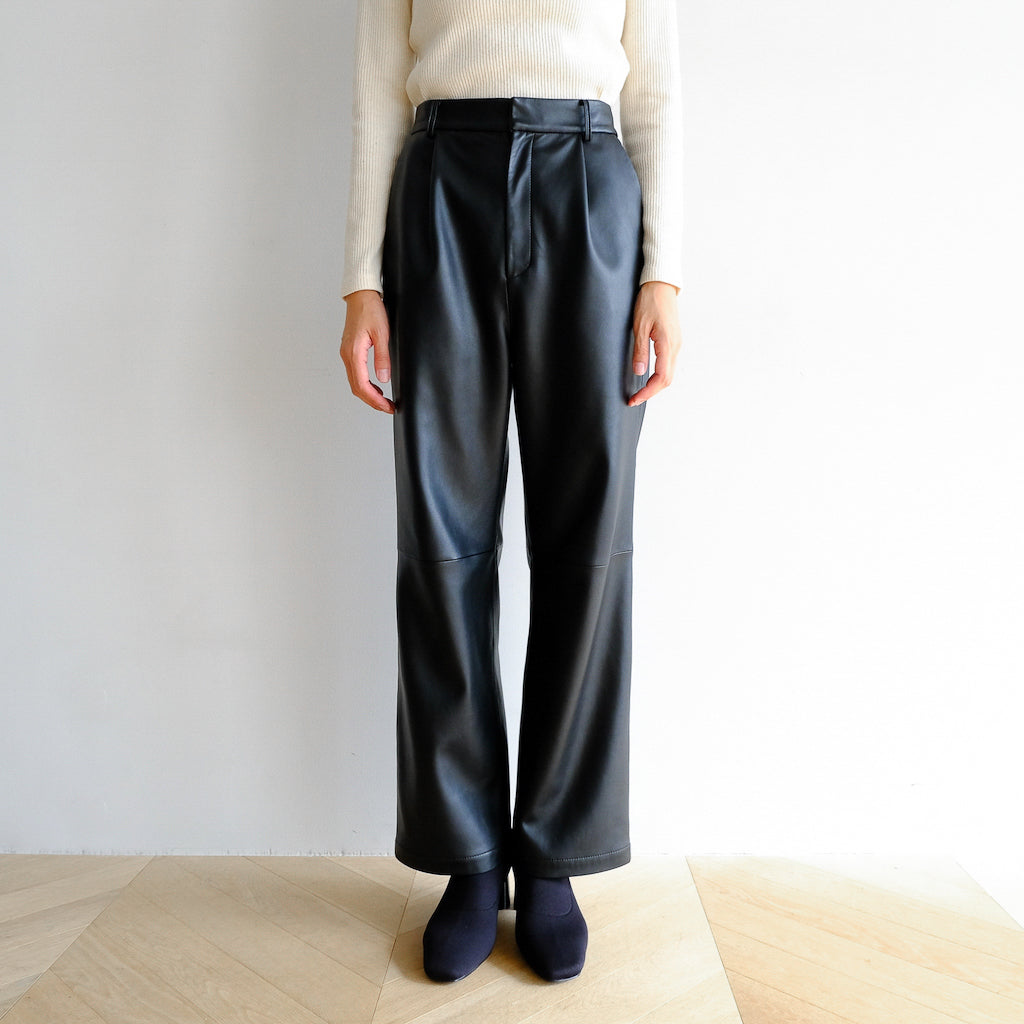 Searoomlynn Soft Stretch ECOレザーオーバーシャツ searoomlynn】 Soft Stretch ECOレザーオーバーシャツ