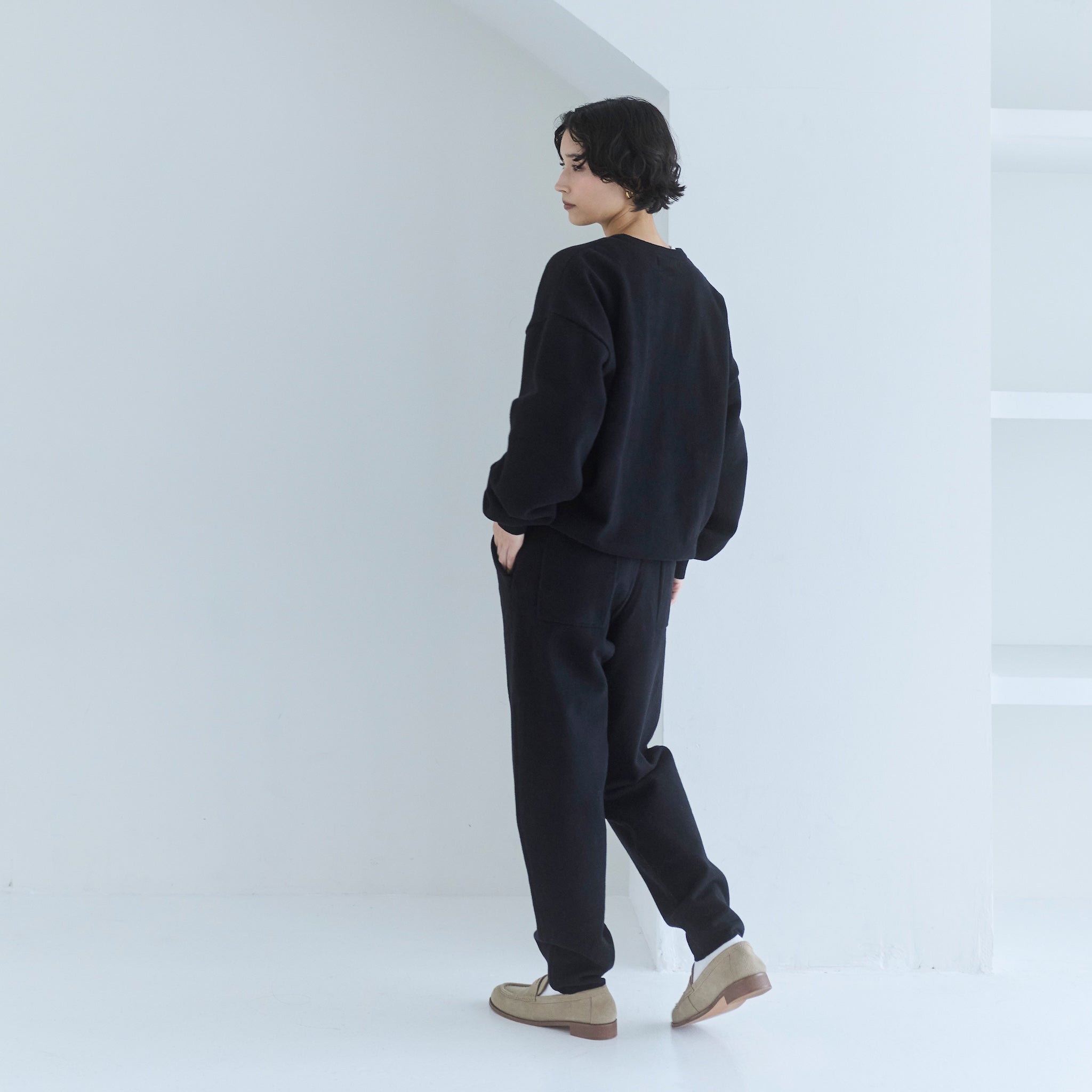 Sweatlikeリラックステーパード