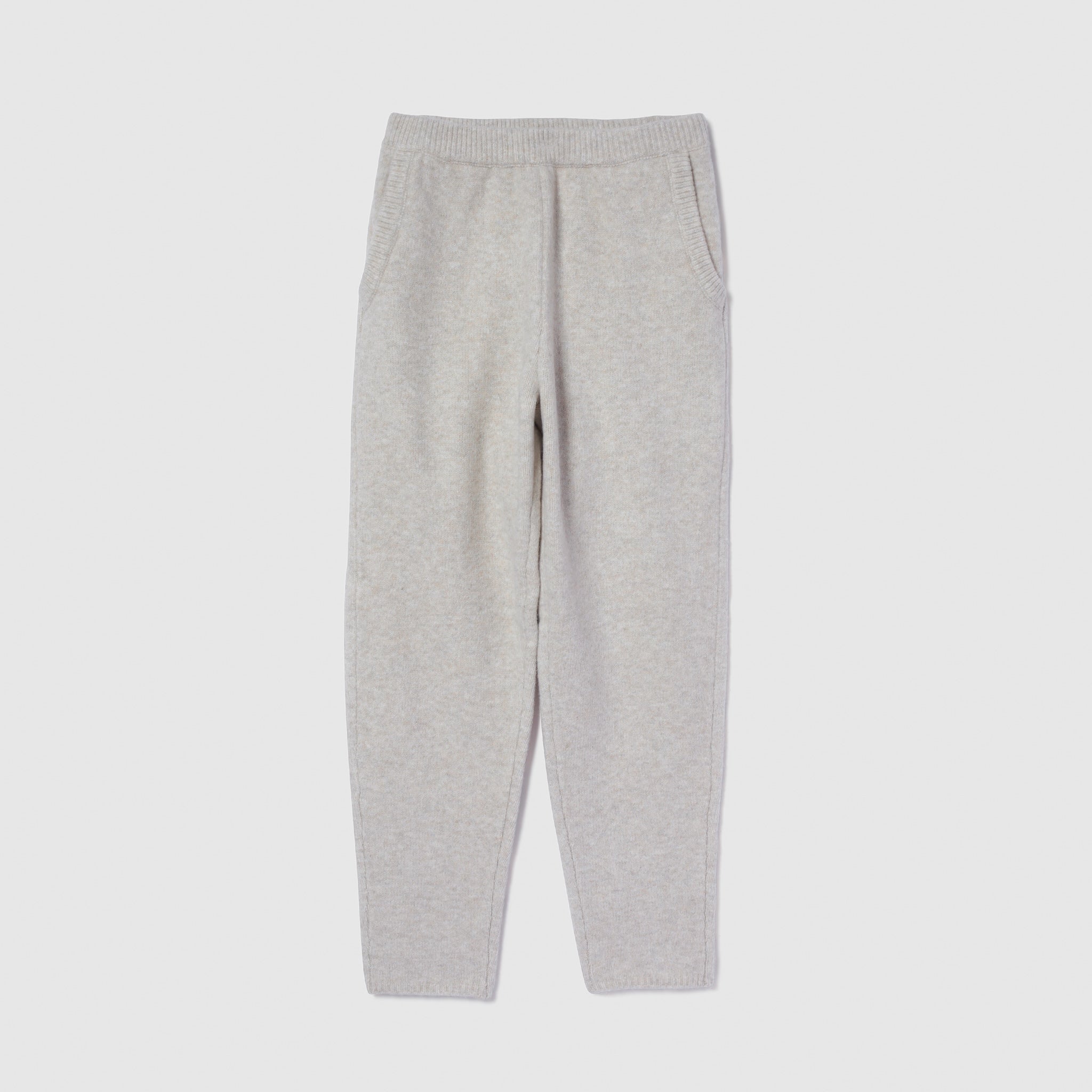 ウールmix Relaxソフトニットパンツ