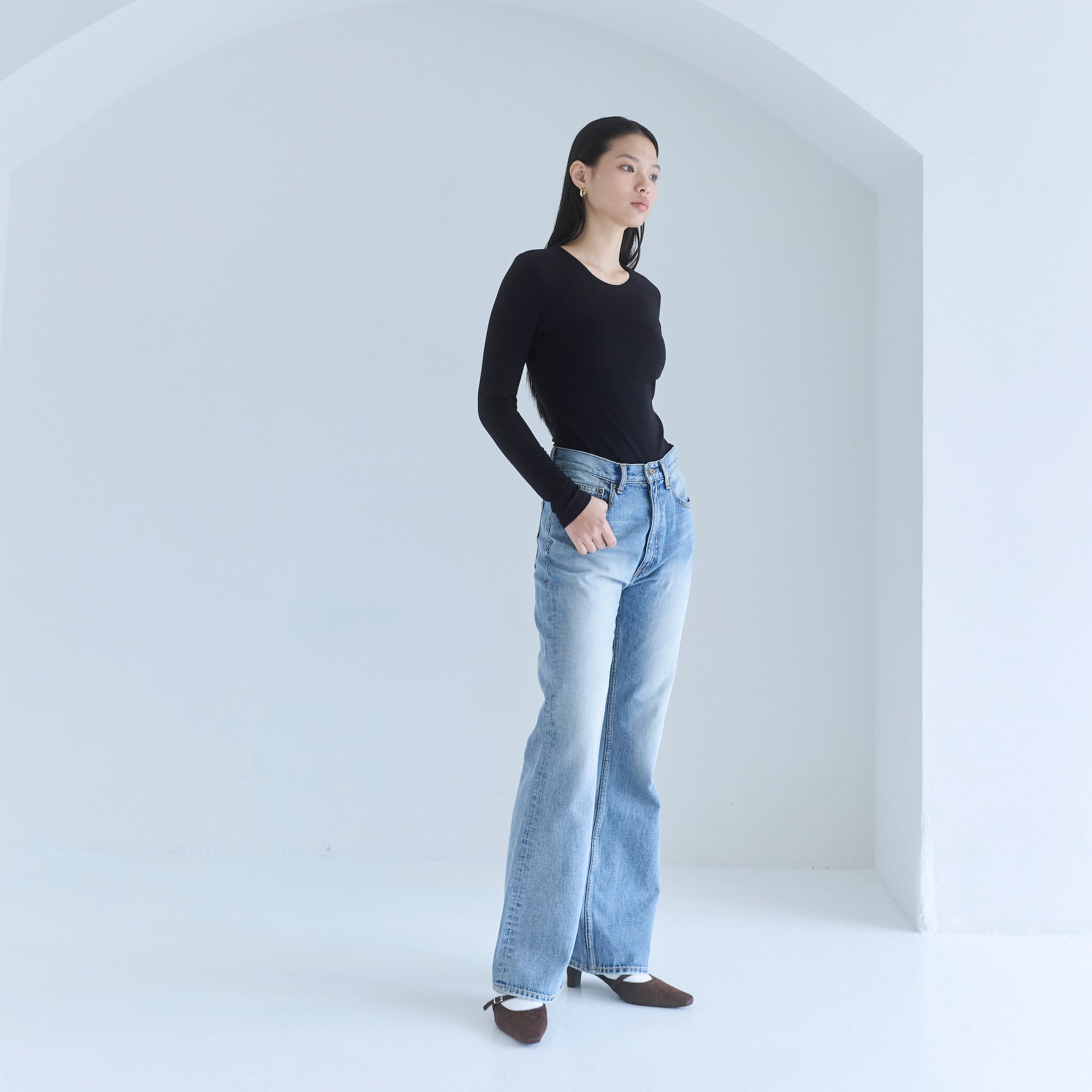 SeaRoomlynn スリムレッグsoftフレア SRN06 25㌅ スリムレッグsoftフレア SRN06