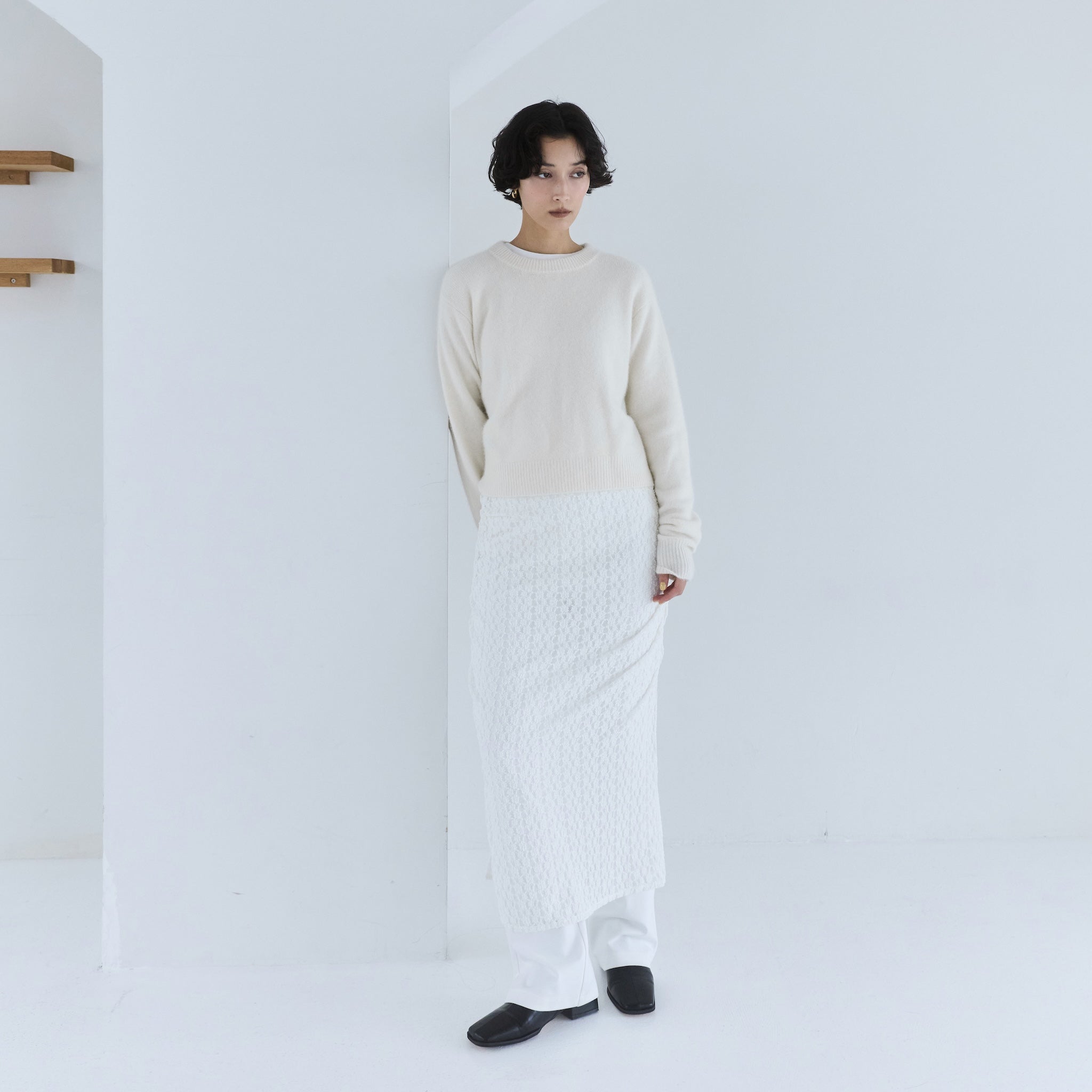 Basic Flareボトムス Layeredスカート set