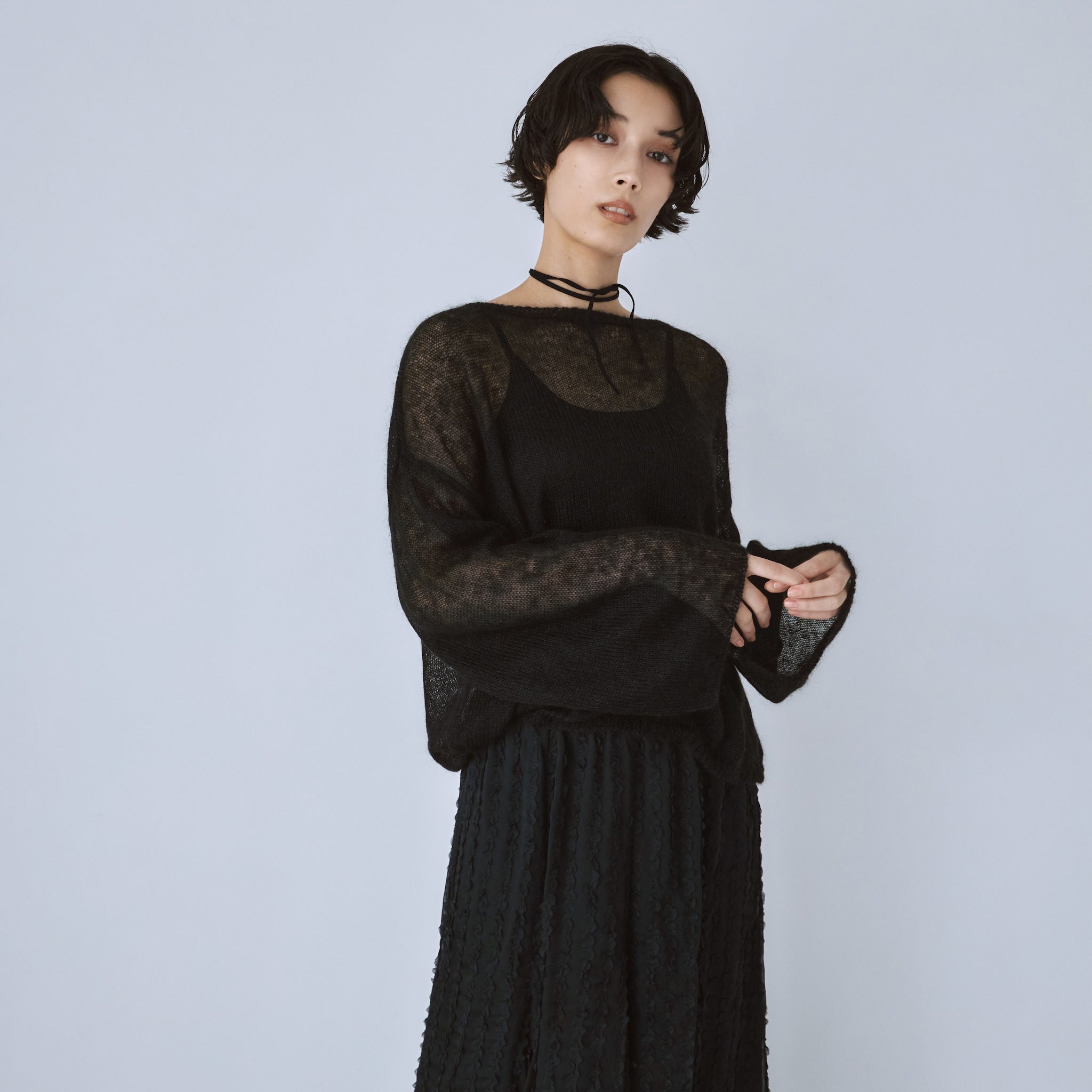 KIDモヘヤSheerプルオーバー