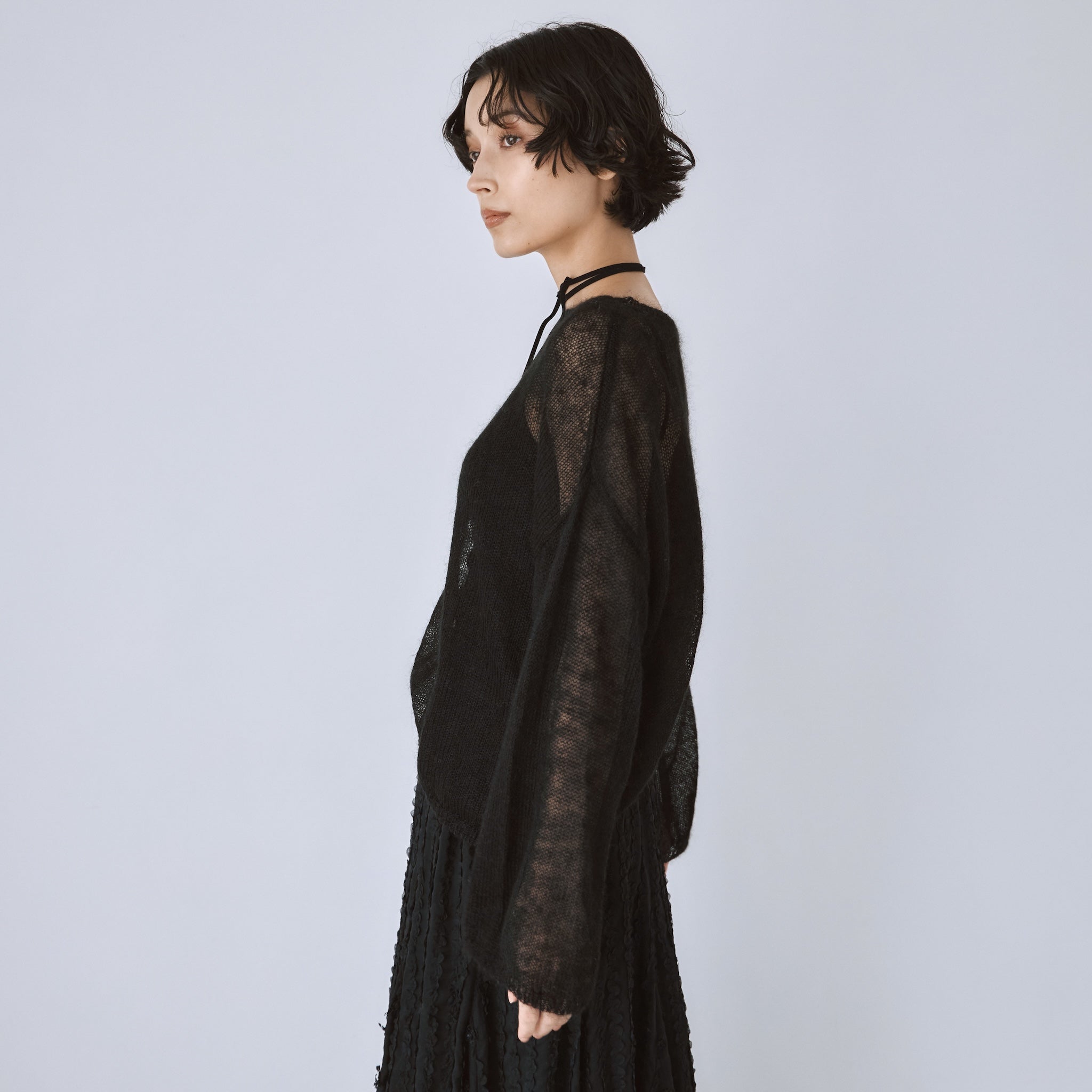 KIDモヘヤSheerプルオーバー