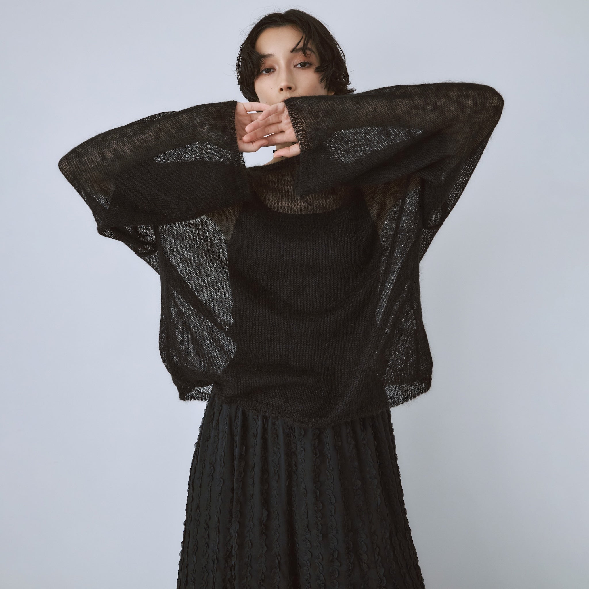 KIDモヘヤSheerプルオーバー