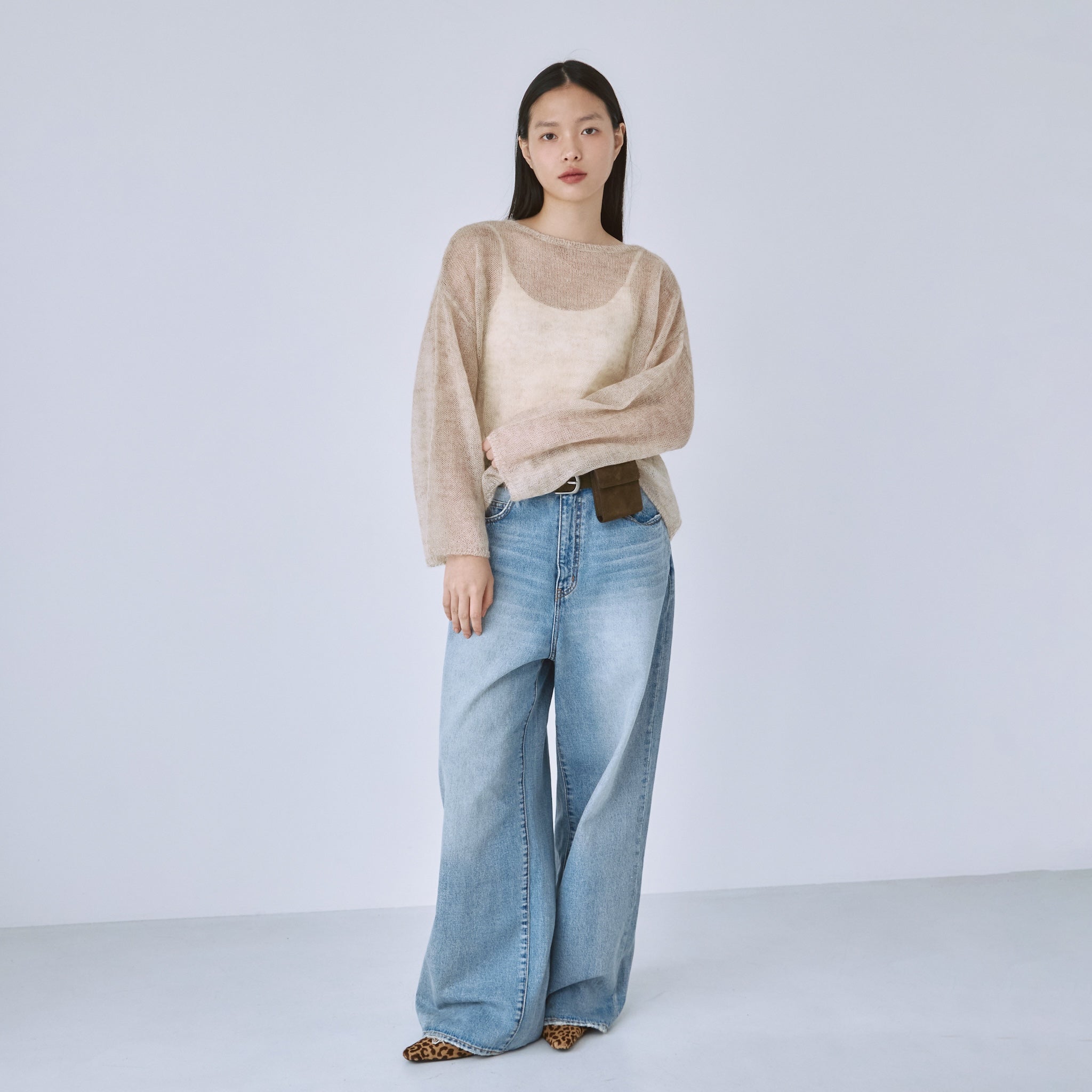 KIDモヘヤSheerプルオーバー