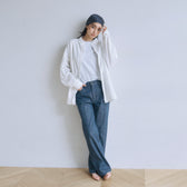 Cotton Wash Button Down T-Shirt