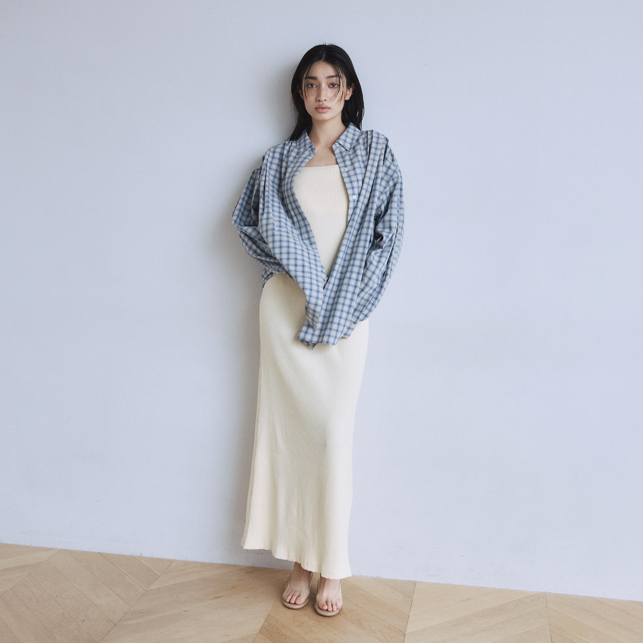 Cotton Washボタンダウンタックシャツ