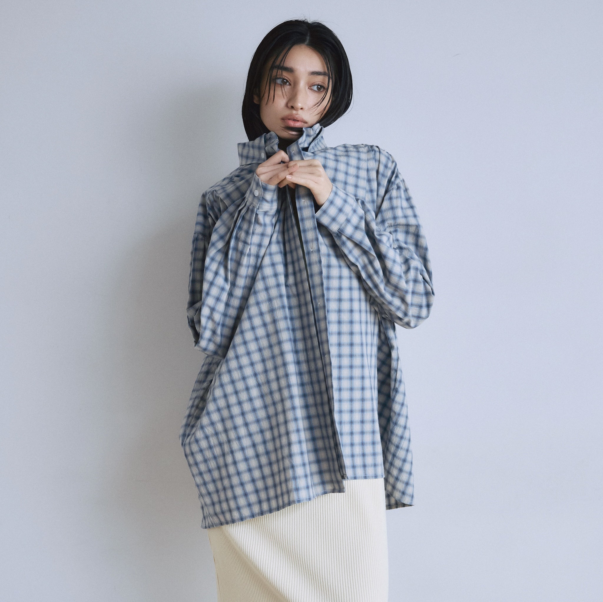Cotton Washボタンダウンタックシャツ