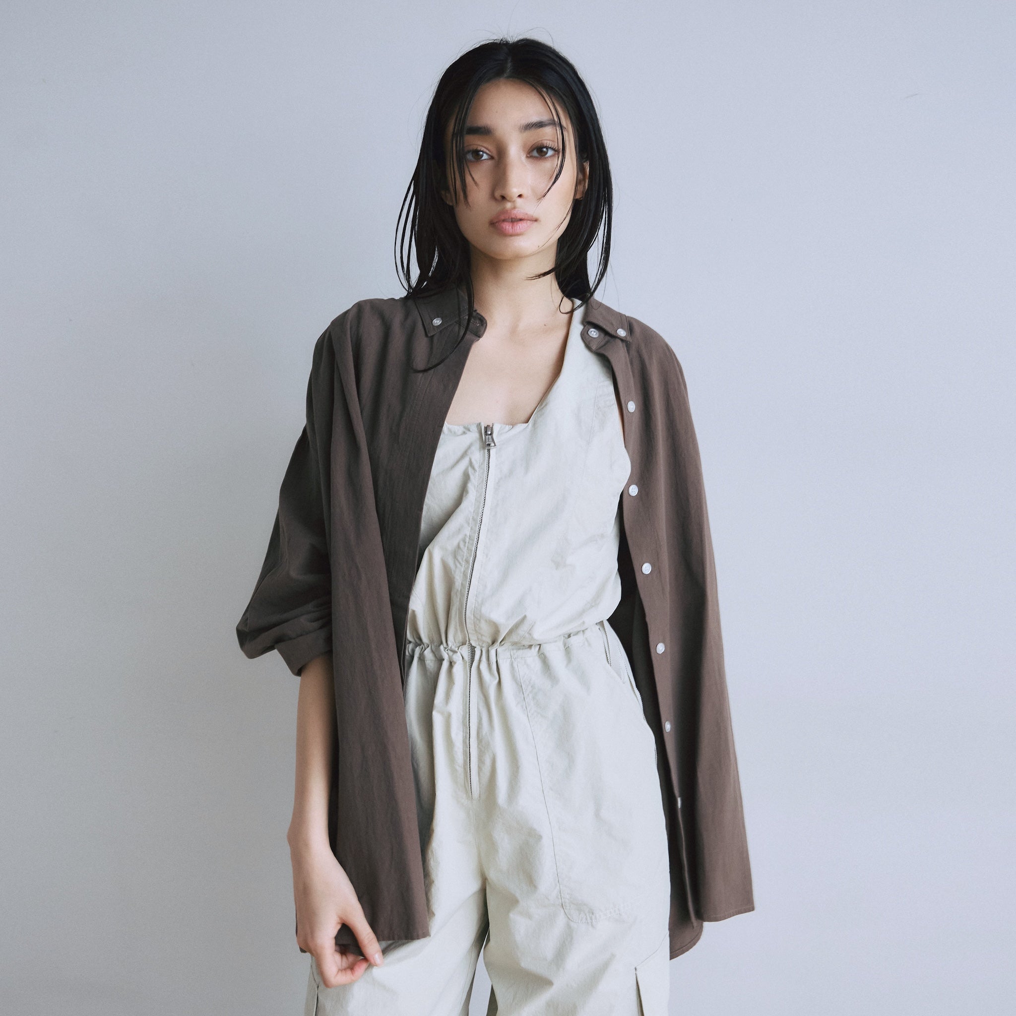 Cotton Washボタンダウンタックシャツ