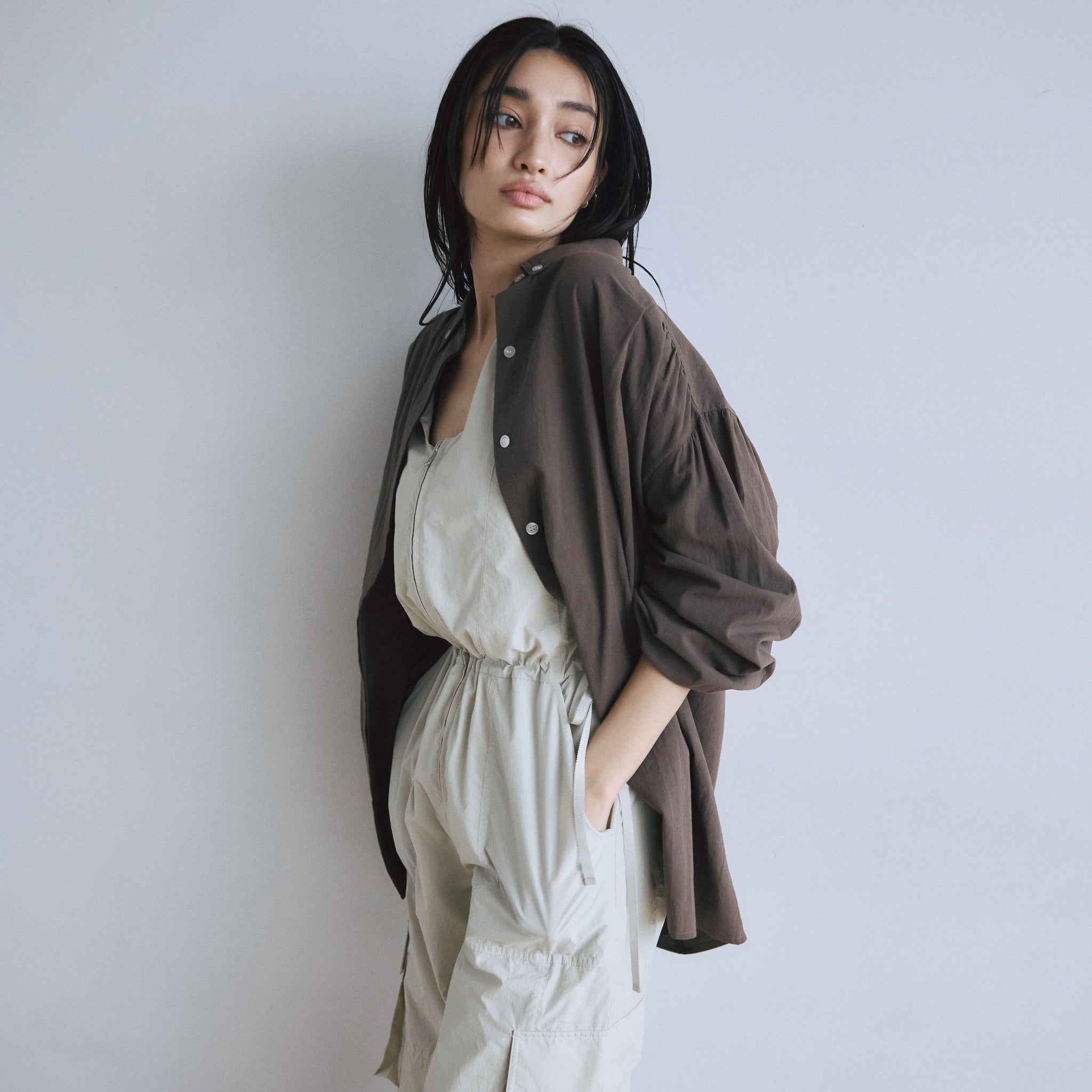 シールームリン Cotton Washボタンダウンタックシャツ M Cotton Washボタンダウンタックシャツ
