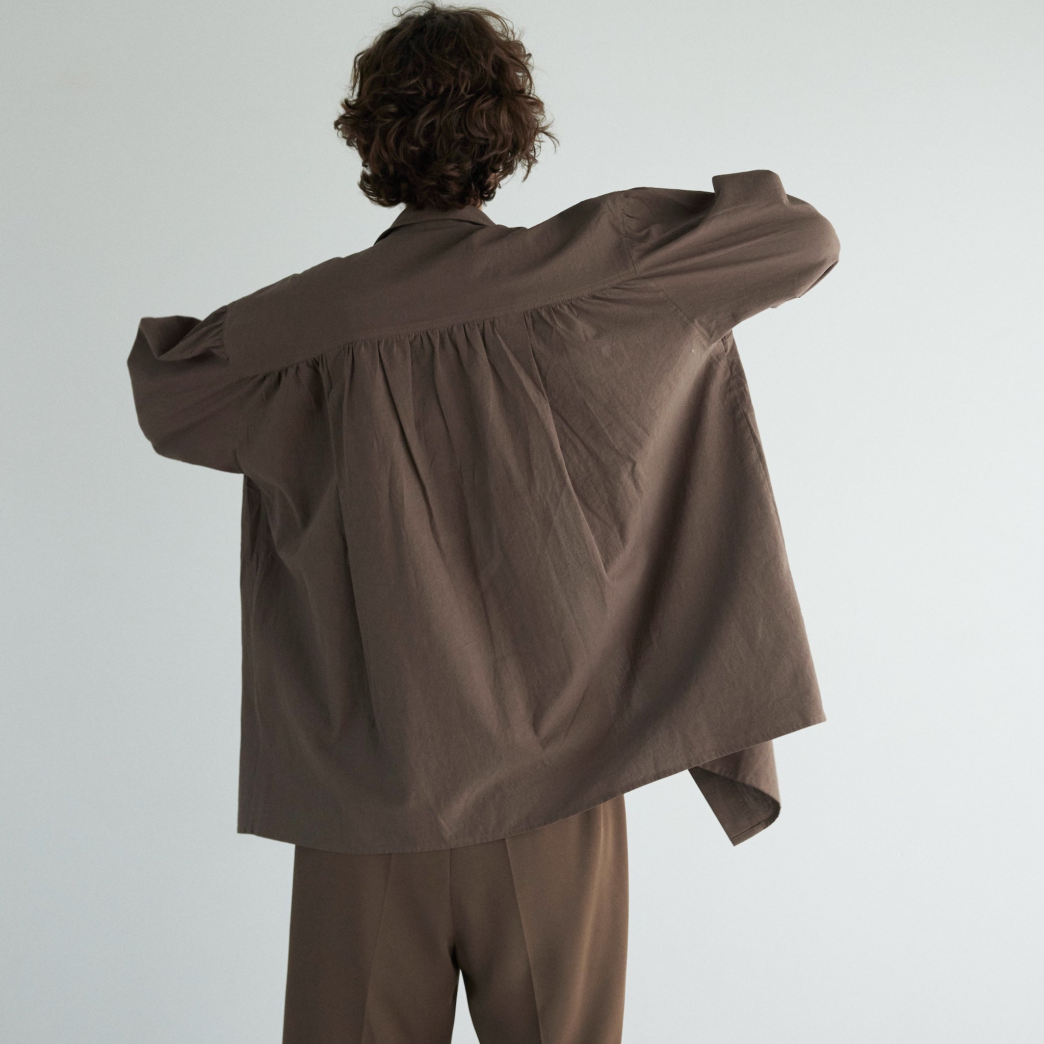 Cotton Washボタンダウンタックシャツ