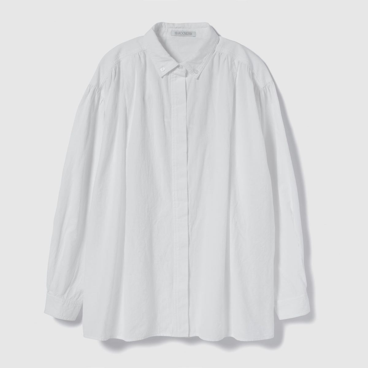 Cotton Wash Button Down T-Shirt