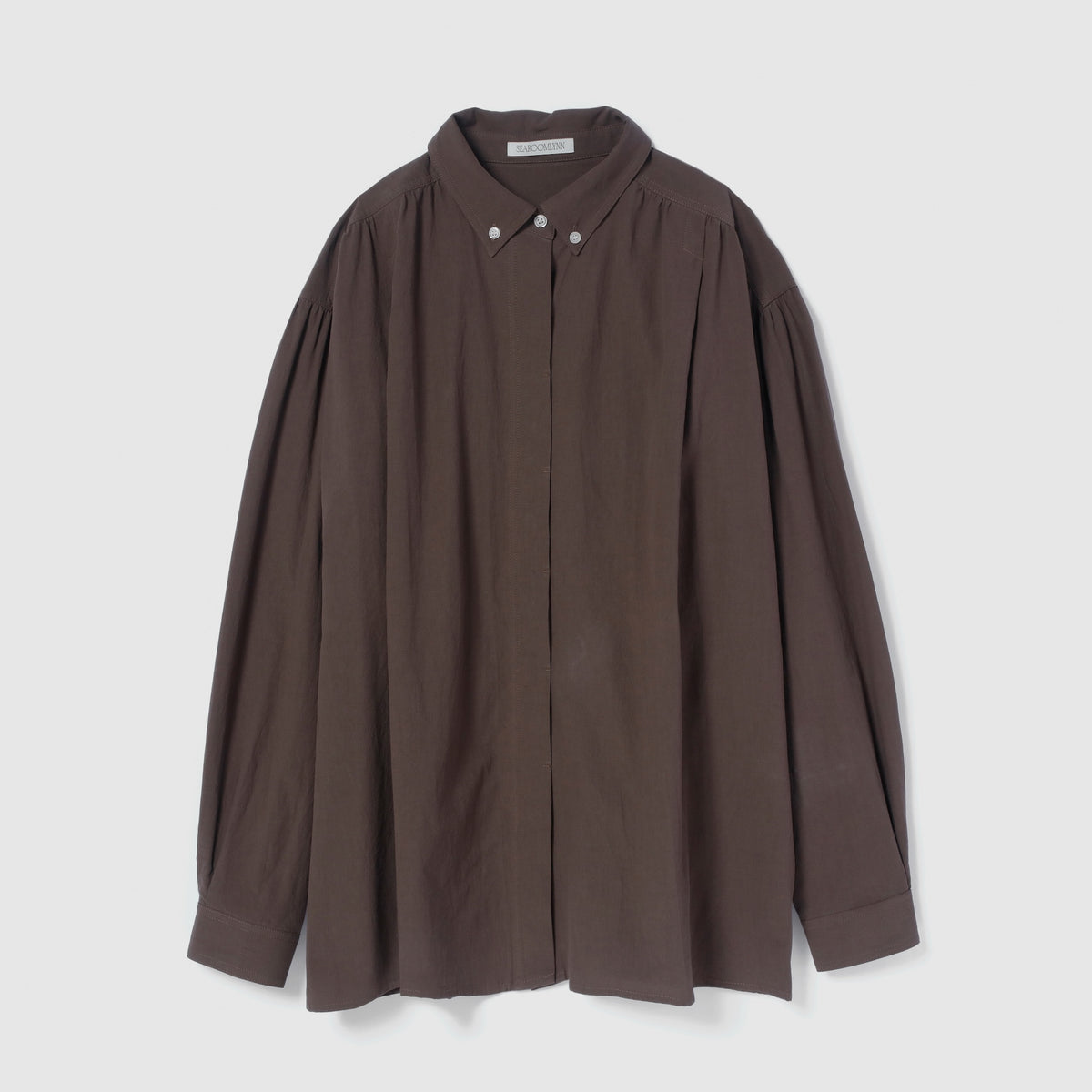Cotton Wash Button Down T-Shirt