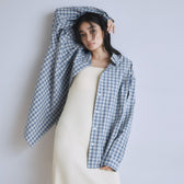 Cotton Wash Button Down T-Shirt