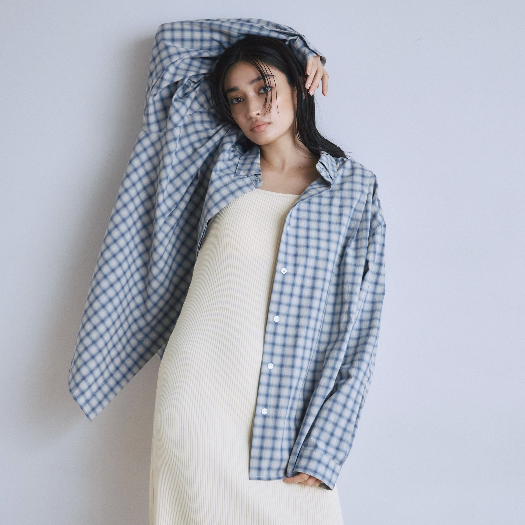 Cotton Washボタンダウンタックシャツ