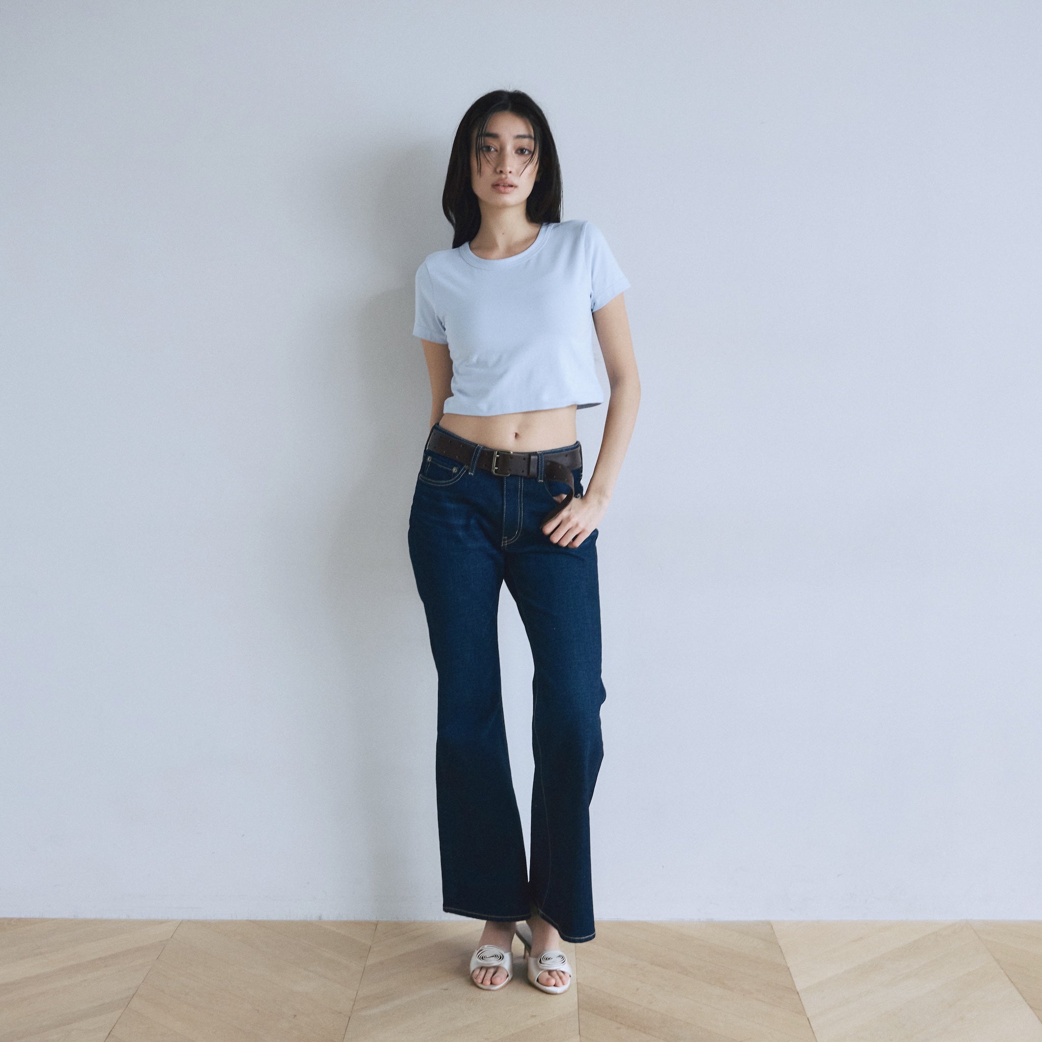 searoomlynn リサイクルコットンクロップド Tシャツ リサイクルコットンcomfy クロップド Tee